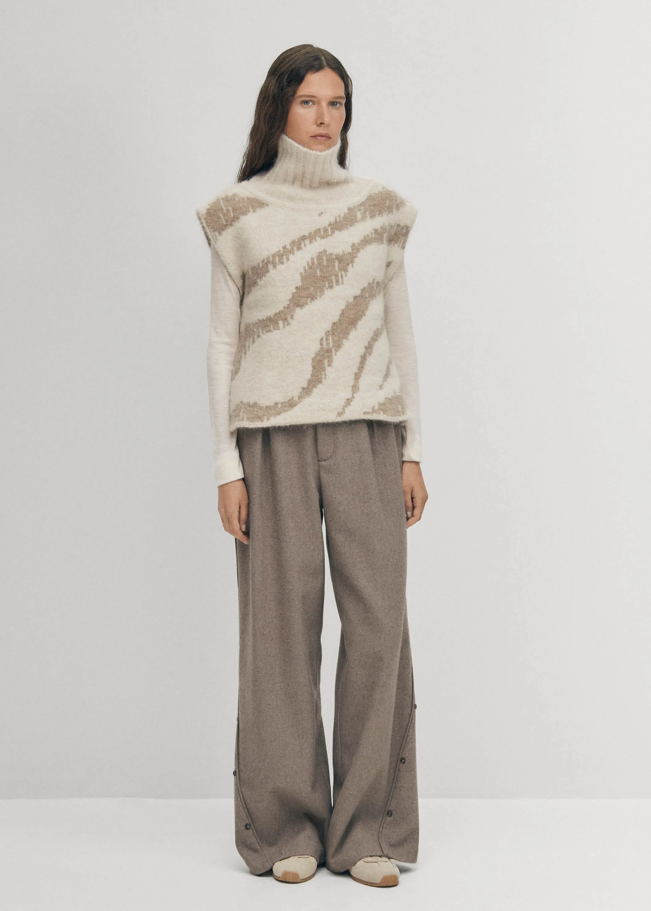 Bergen Ecru Vest sold by Alohas