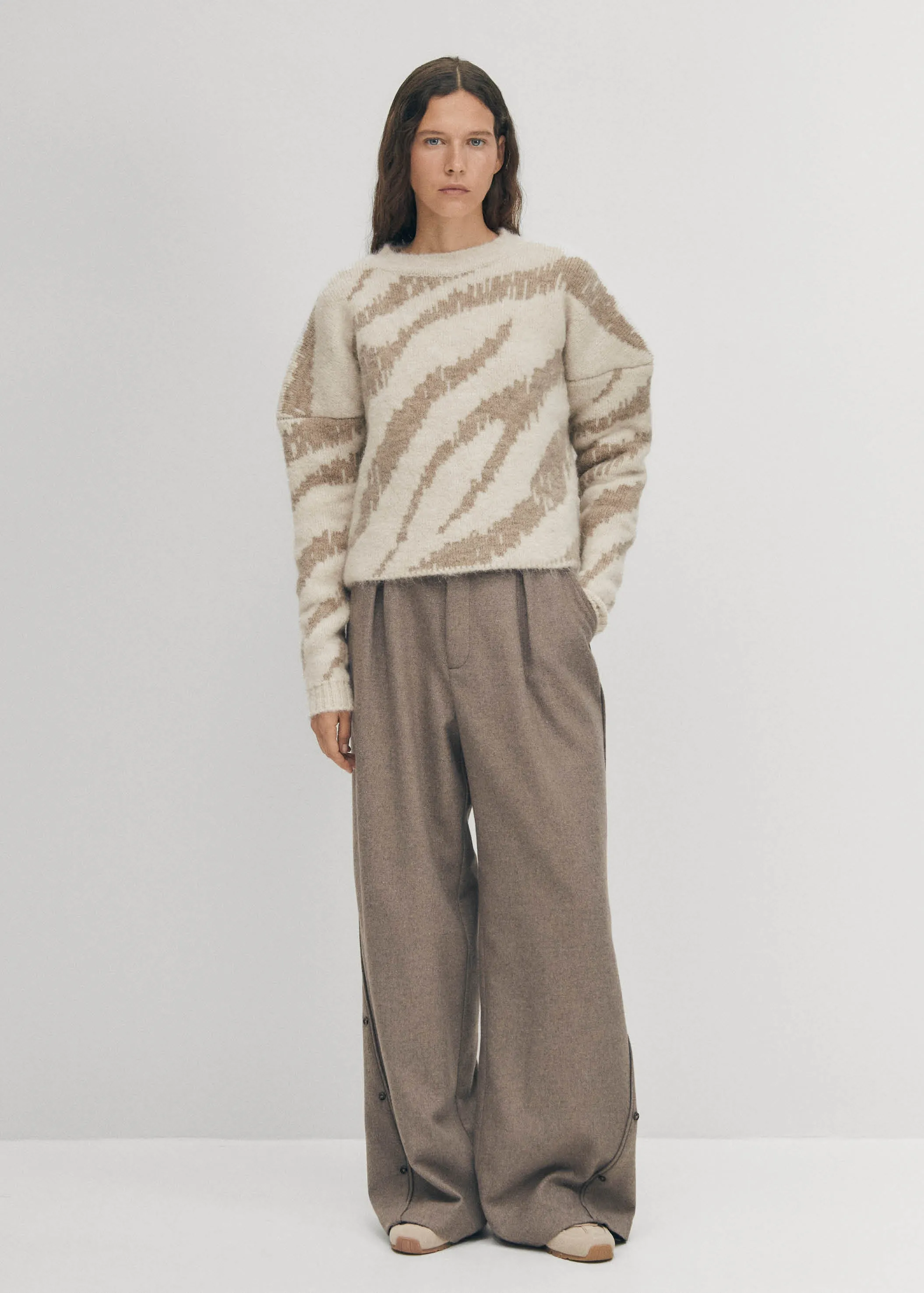 Malmo Ecru Sweater sold by Alohas