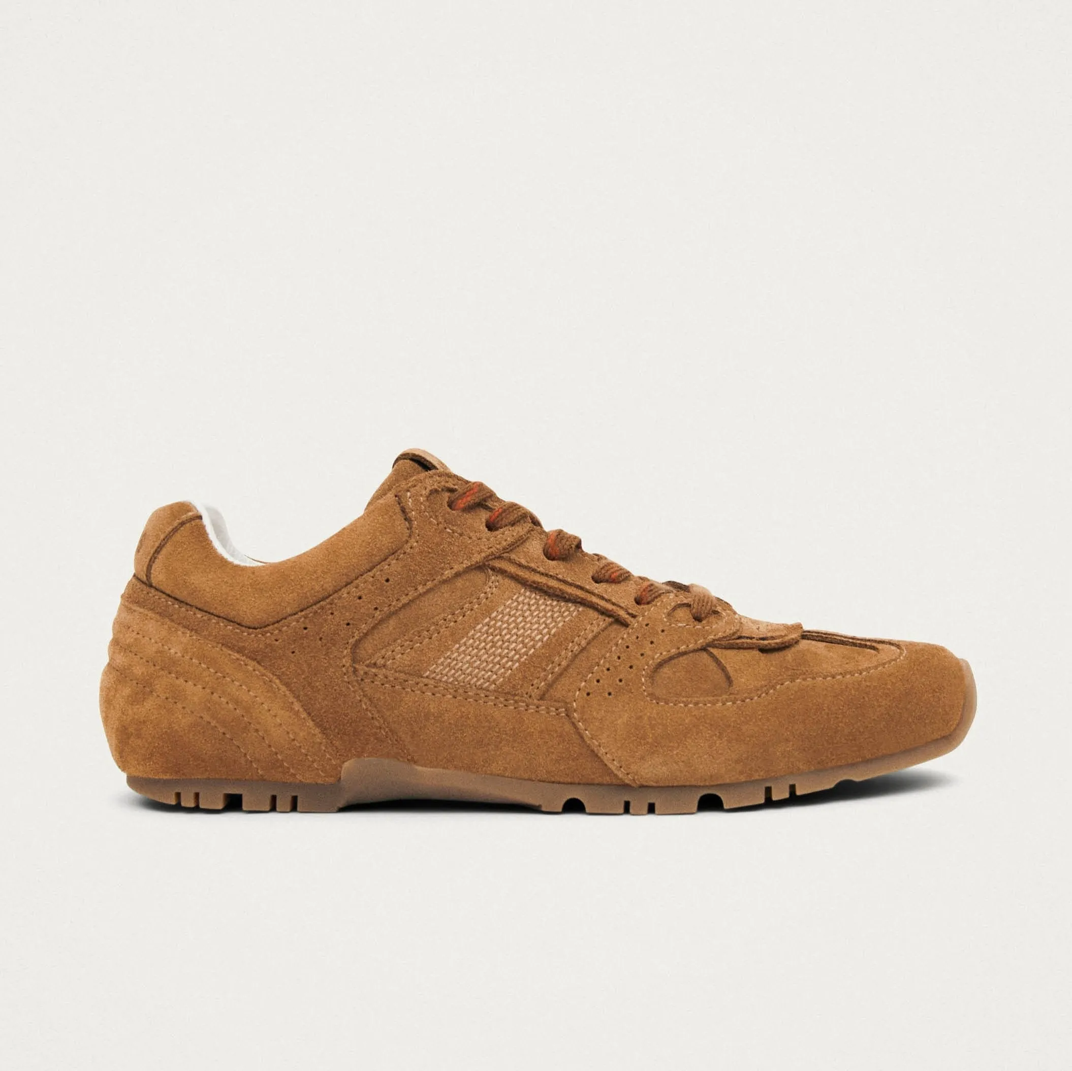 Tb.56 Suede Tan Leather Sneakers sold by Alohas product image thumbnail 3