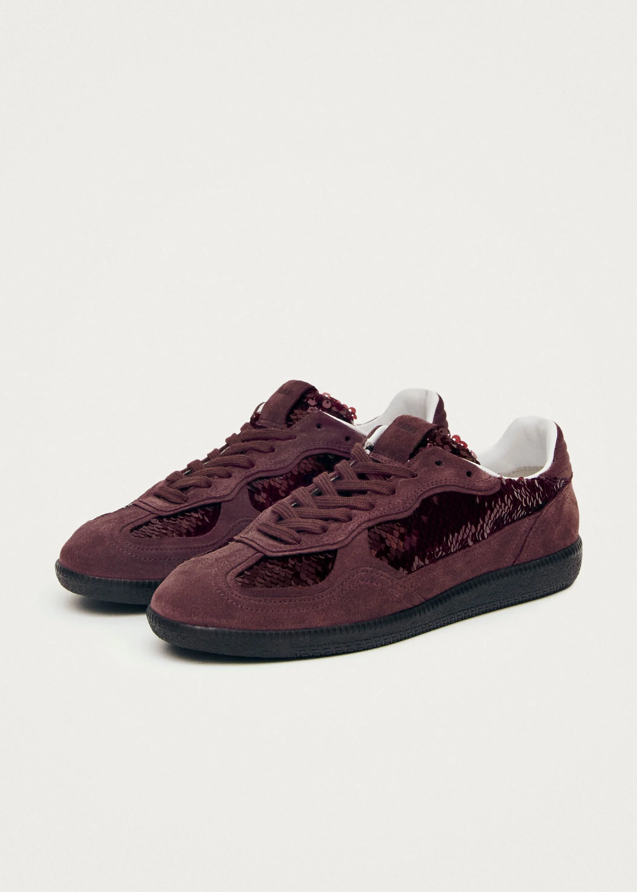 Tb.490 Glint Burgundy Leather Sneakers sold by Alohas product image thumbnail 2