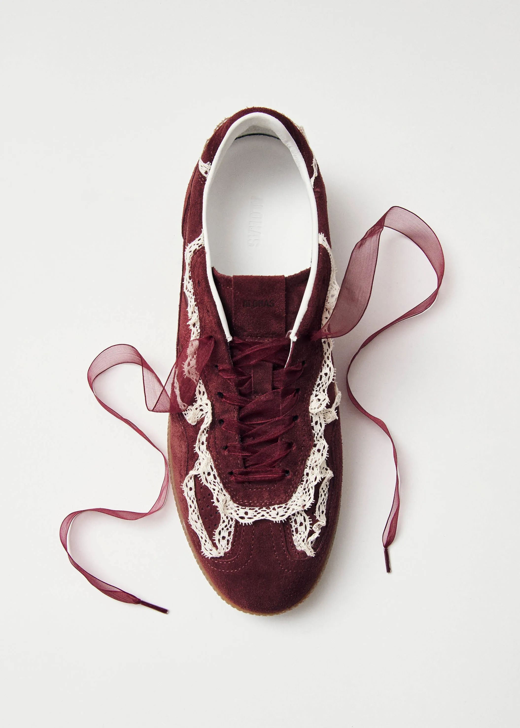 Tb.490 Crochet Burgundy Leather Sneakers sold by Alohas product image thumbnail 4