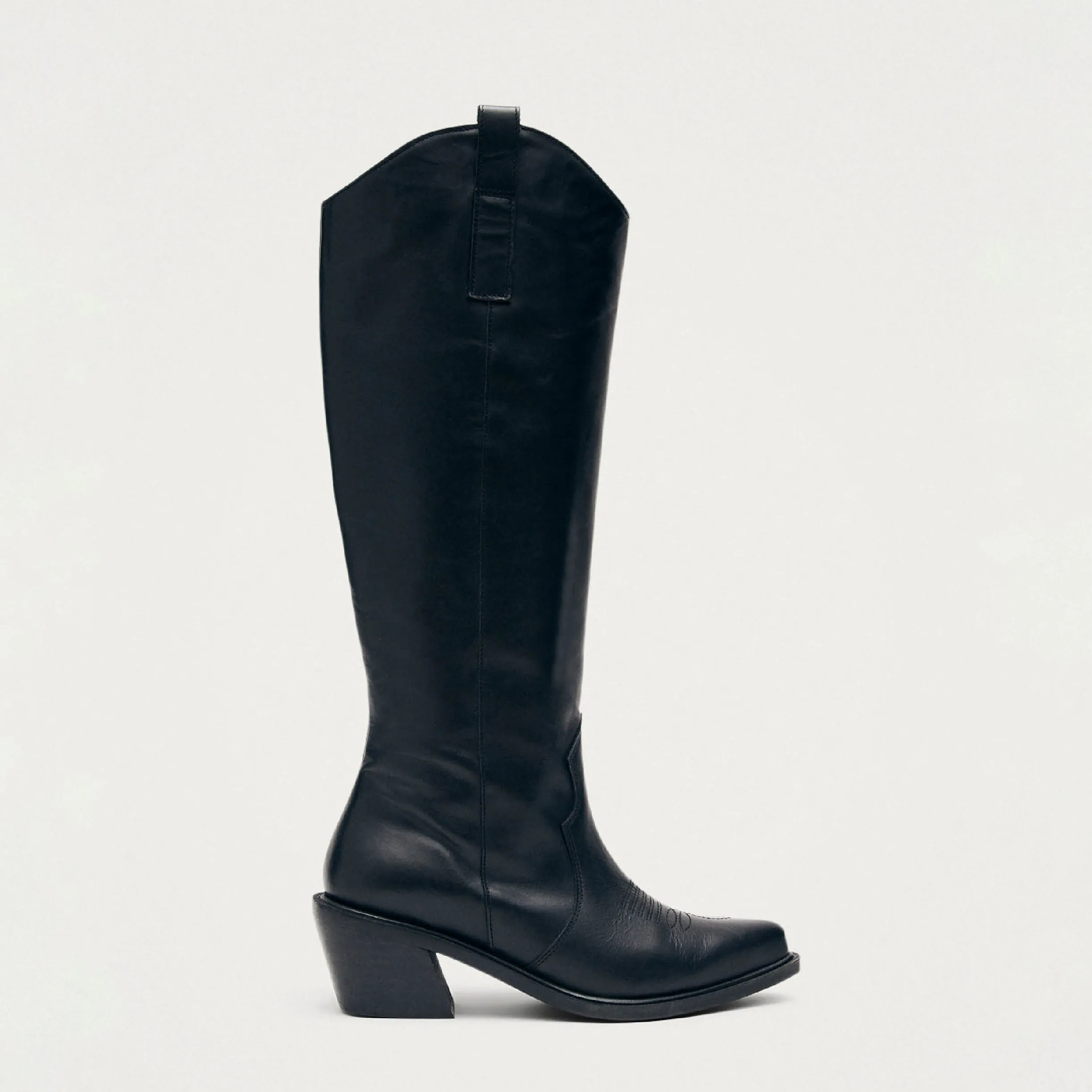 Mount Black Leather Boots sold by Alohas product image thumbnail 3