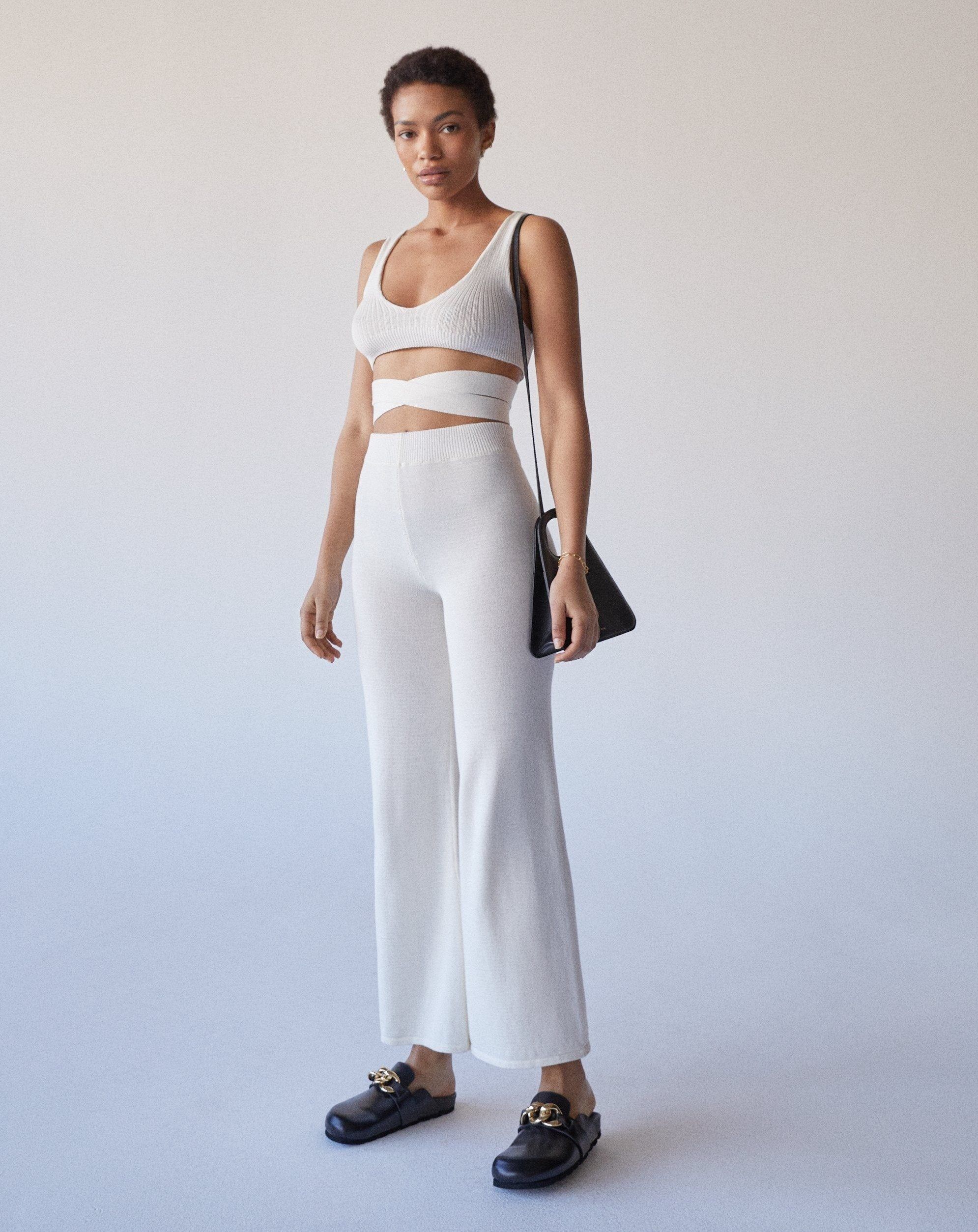 Easy Cream Tricot Pants sold by Alohas product image thumbnail 4