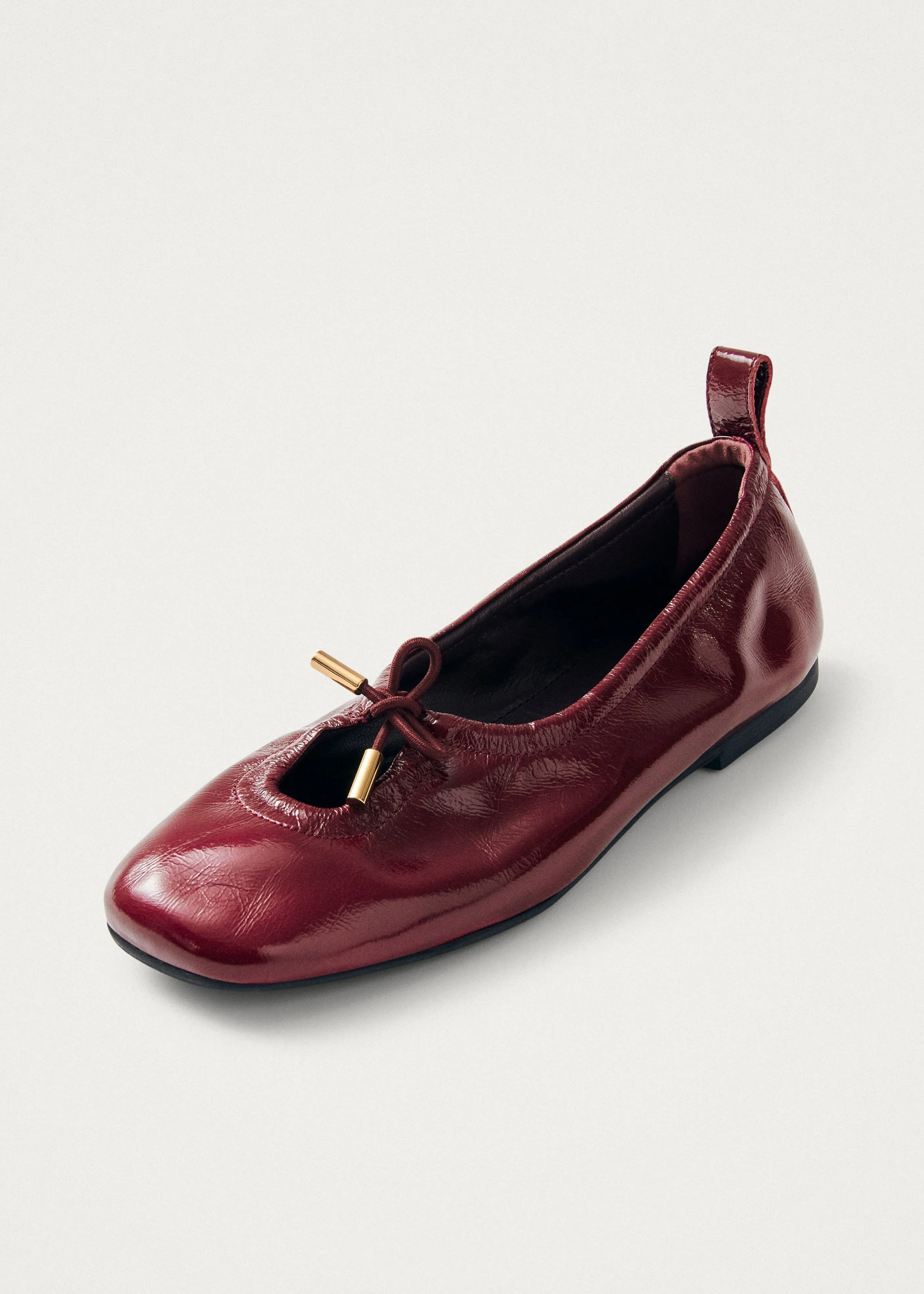 Rosalind Burgundy Patent Leather Ballet Flats sold by Alohas product image thumbnail 5