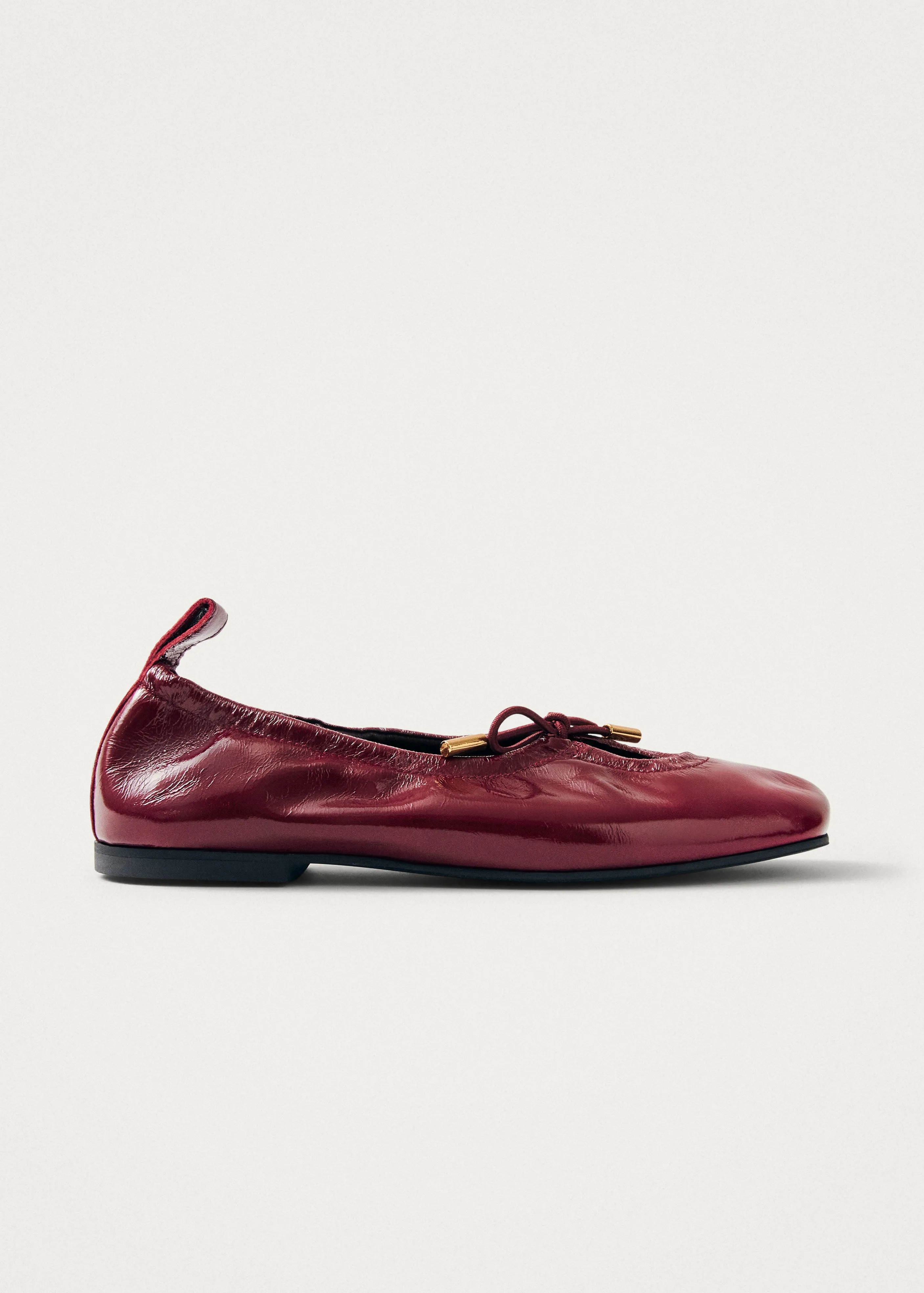 Rosalind Burgundy Patent Leather Ballet Flats sold by Alohas product image thumbnail 4