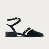 Aveline Black Leather Ballet Flats sold by Alohas
