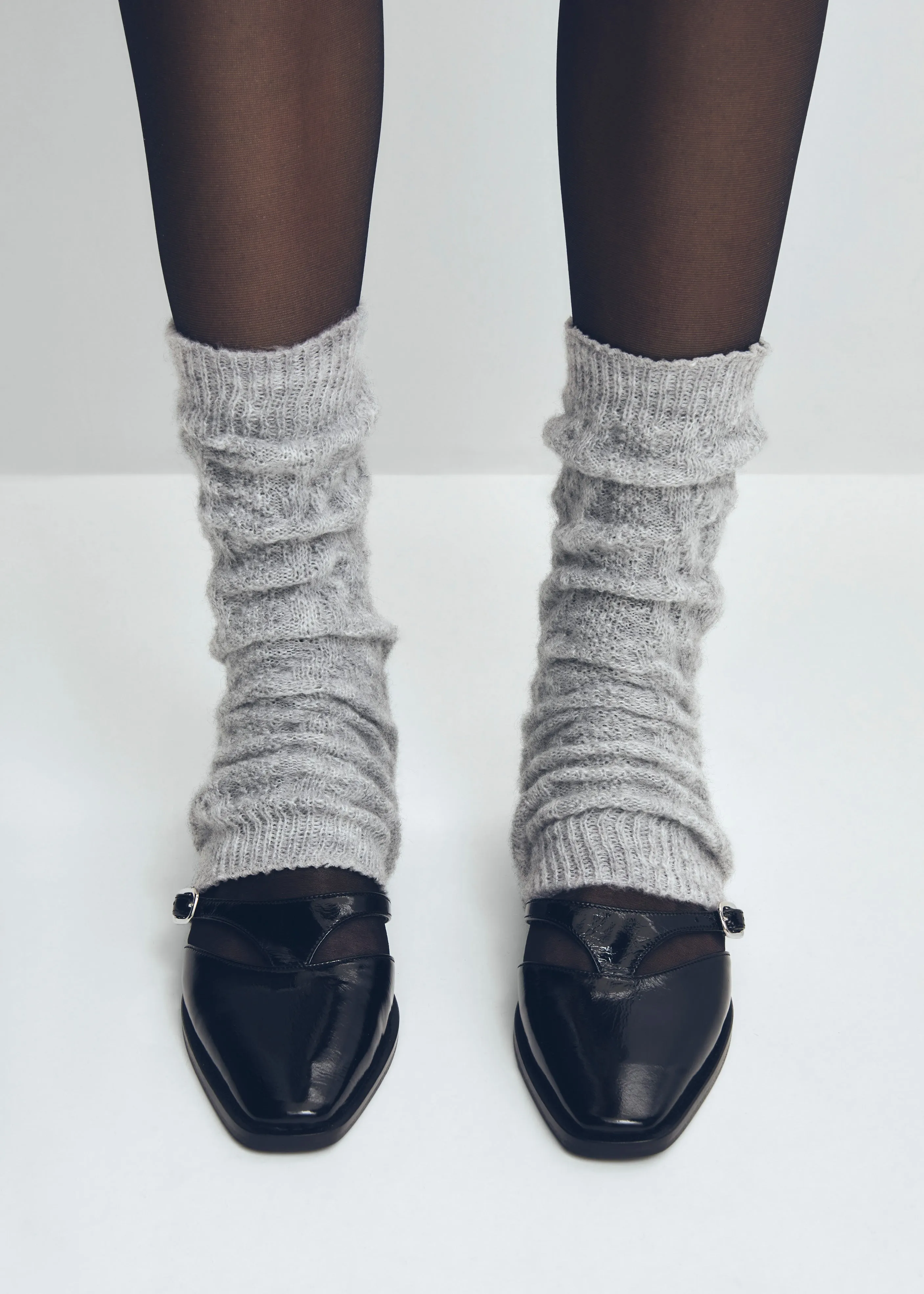 Aveline Black Leather Ballet Flats sold by Alohas product image thumbnail 2