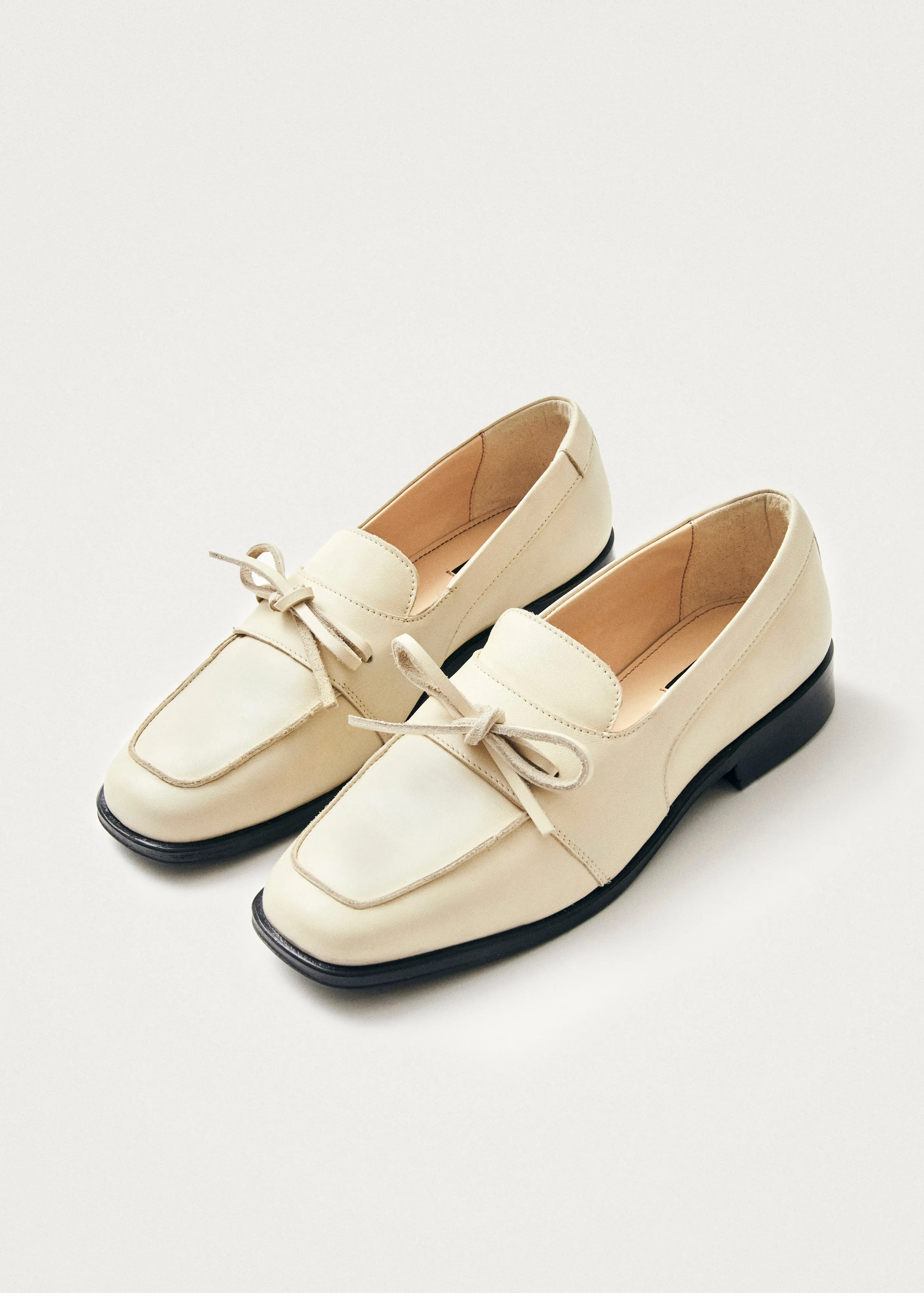 Amour Cream Leather Loafers sold by Alohas product image thumbnail 2