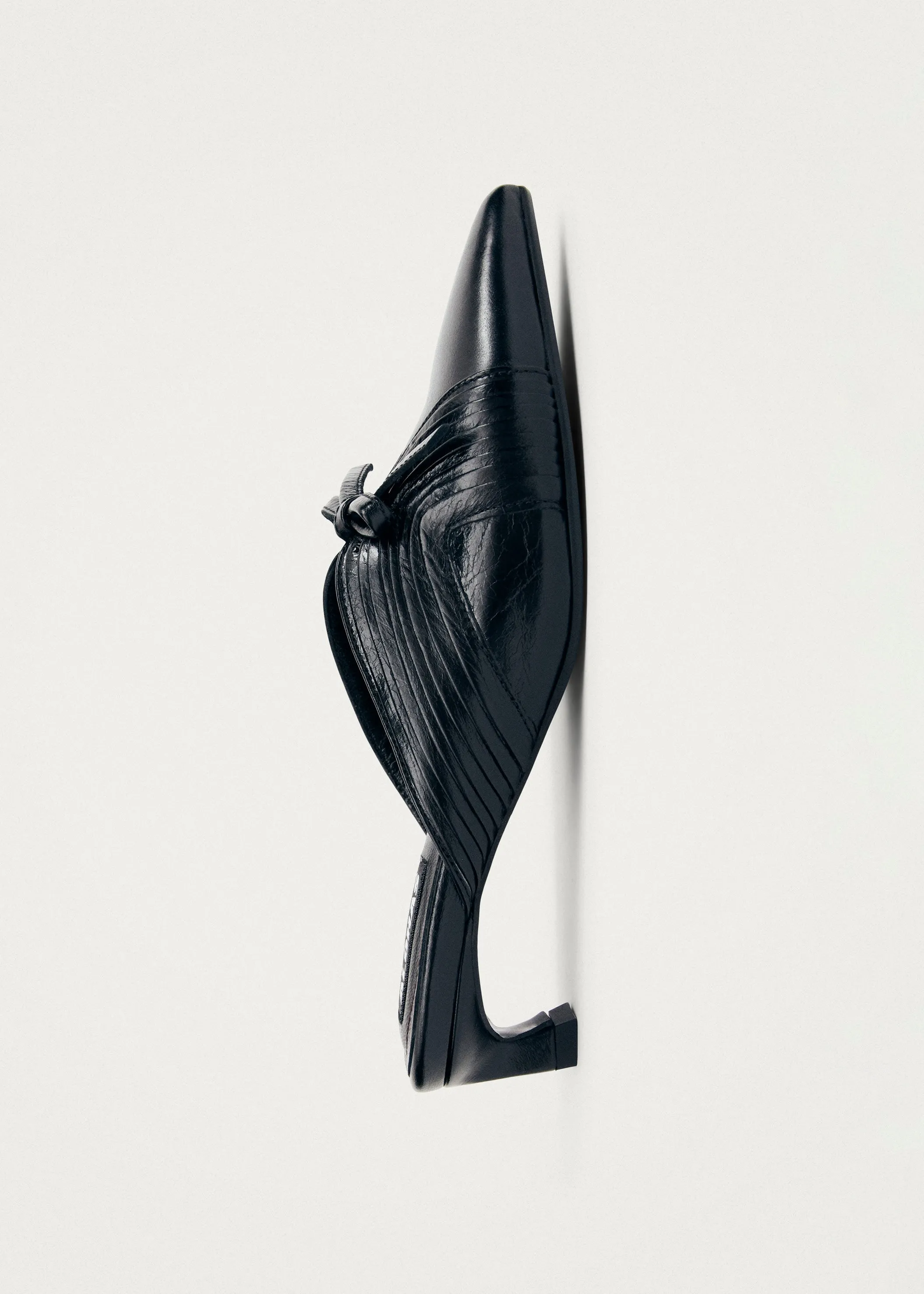 Gayle Black Leather Mules sold by Alohas product image thumbnail 5