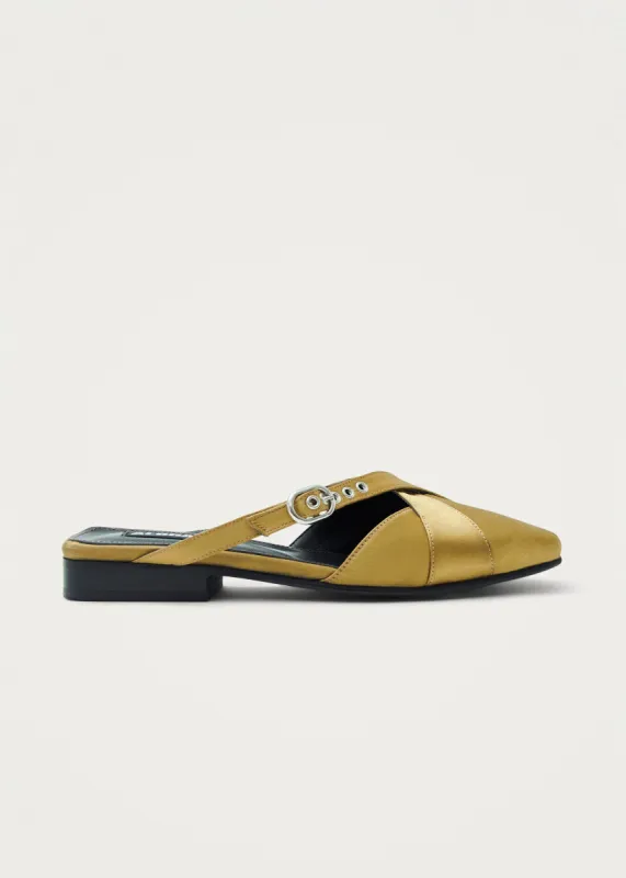 Adria Silky Gold Mules sold by Alohas