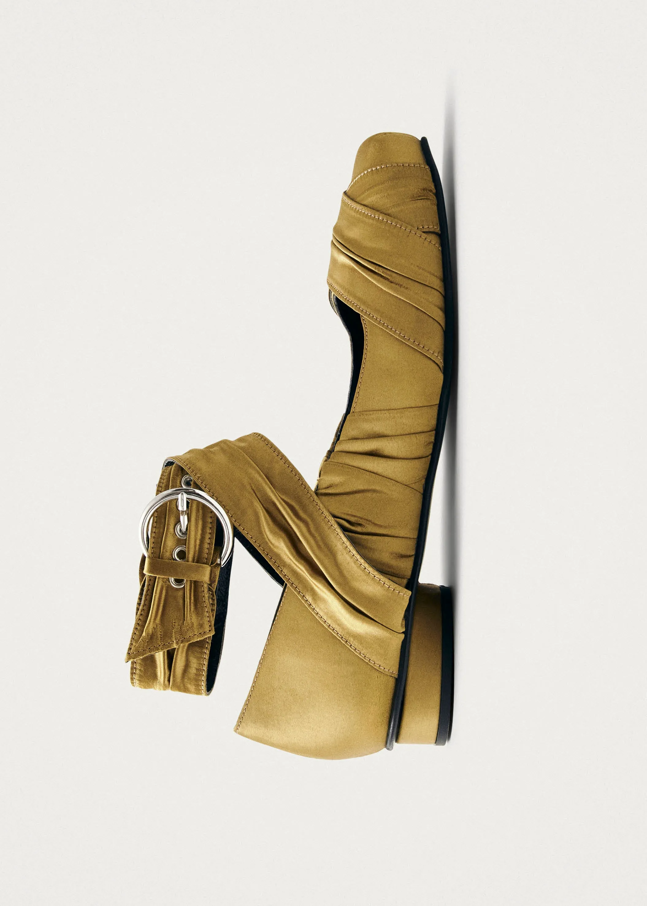 Volant Silky Dark Gold Ballet Flats sold by Alohas product image thumbnail 5