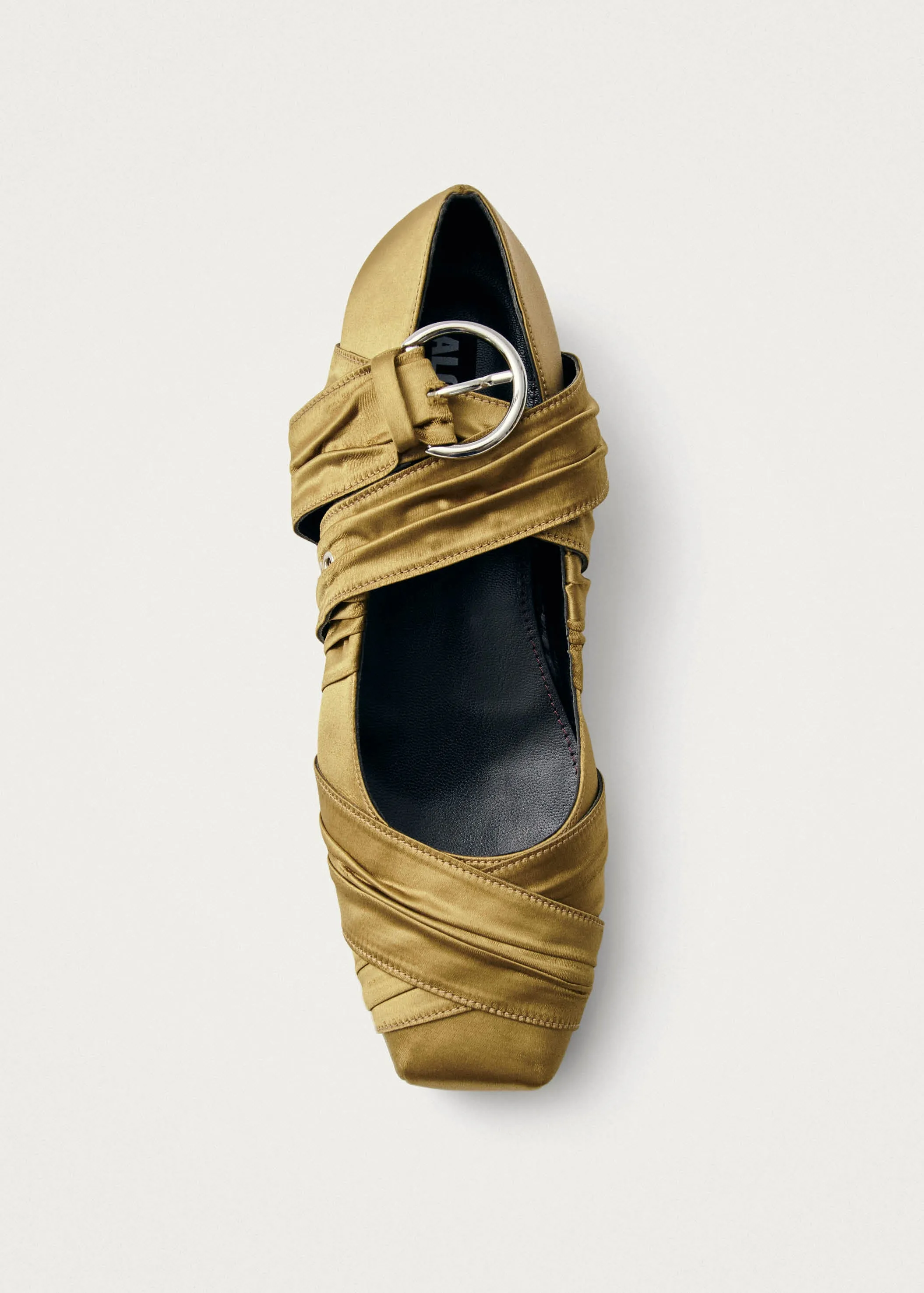 Volant Silky Dark Gold Ballet Flats sold by Alohas product image thumbnail 4
