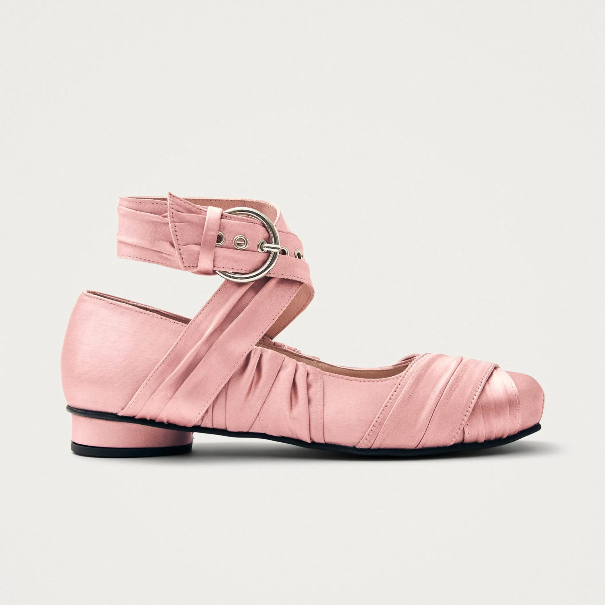 Volant Silky Pink Ballet Flats sold by Alohas product image thumbnail 3
