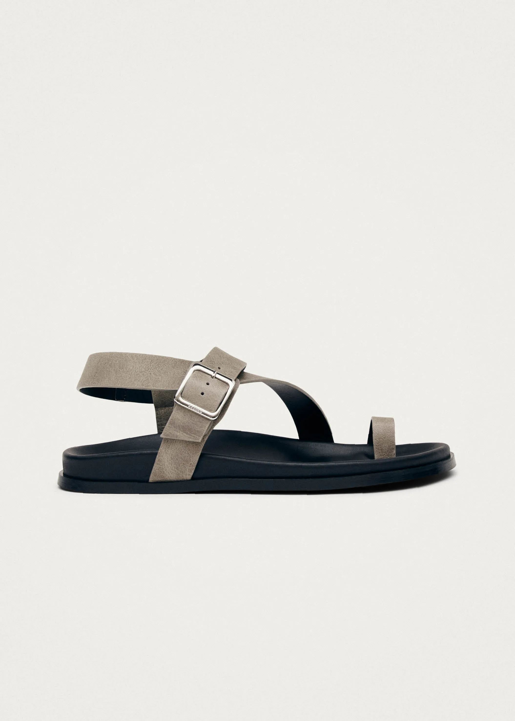 Siren Vintage Grey Leather Sandals sold by Alohas