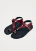 Siren Onix Burgundy Leather Sandals sold by Alohas