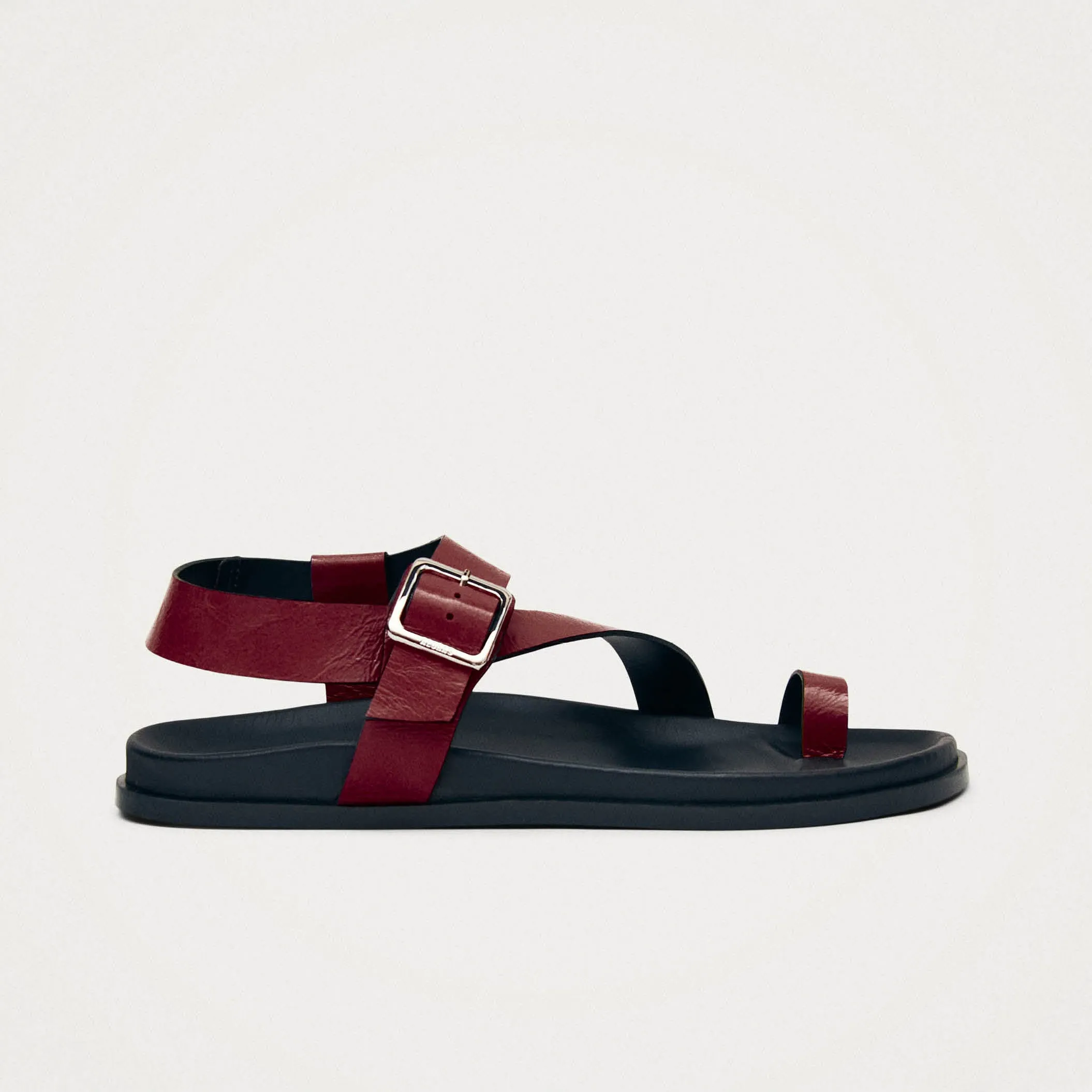 Siren Onix Burgundy Leather Sandals sold by Alohas product image thumbnail 3