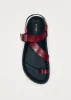 Siren Onix Burgundy Leather Sandals sold by Alohas