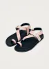 Siren Onix Pink Leather Sandals sold by Alohas