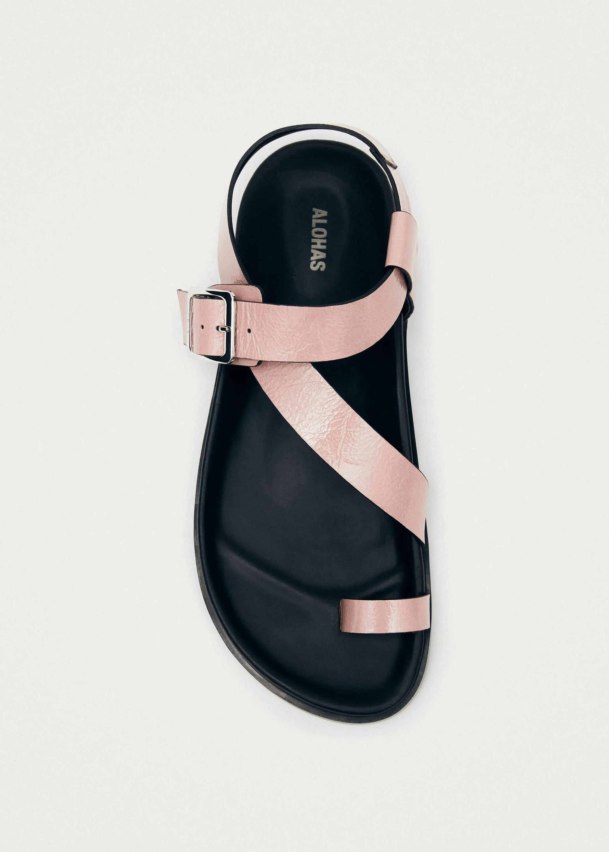Siren Onix Pink Leather Sandals sold by Alohas product image thumbnail 4