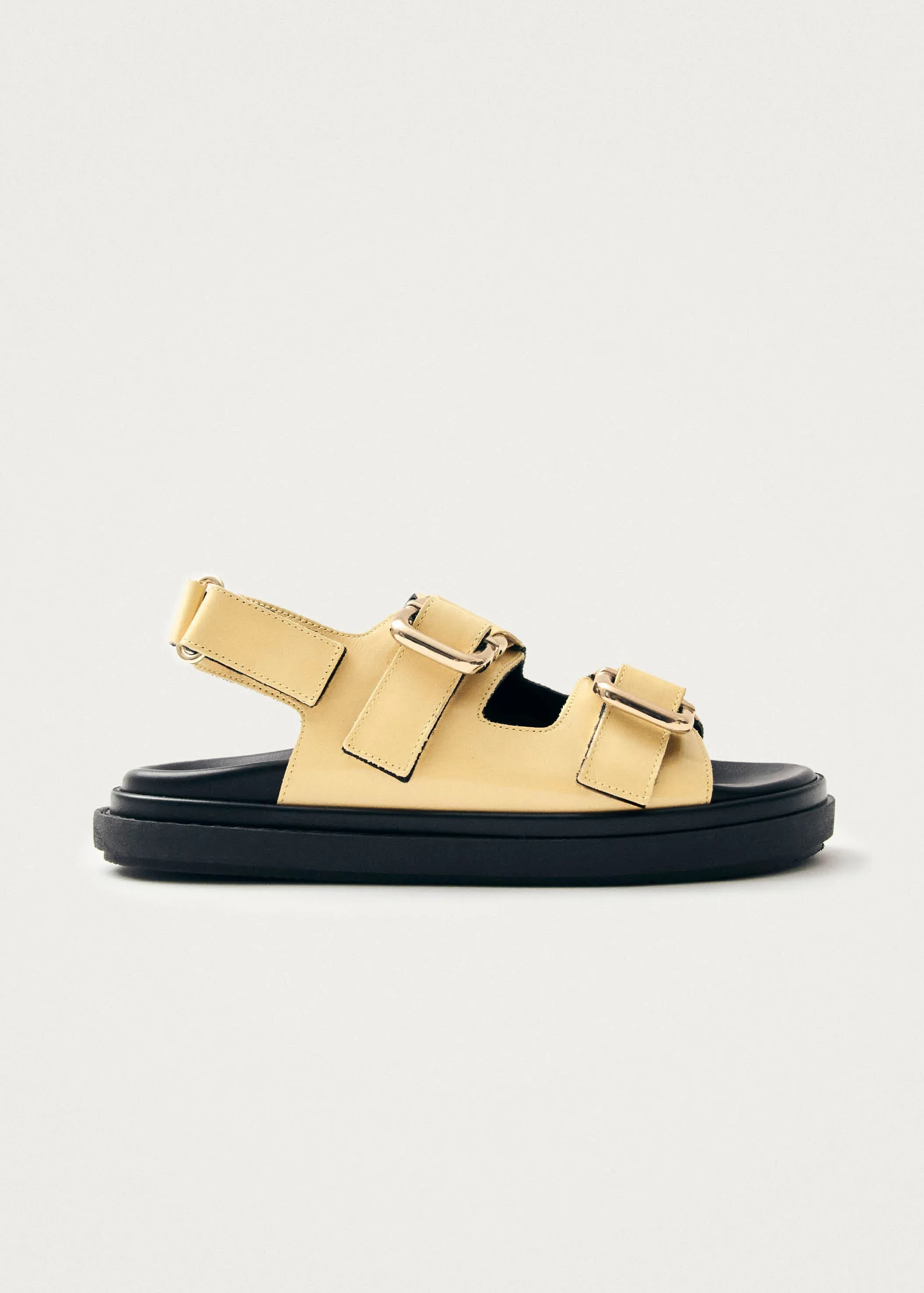 Harper Vanilla Patent Leather Sandals sold by Alohas