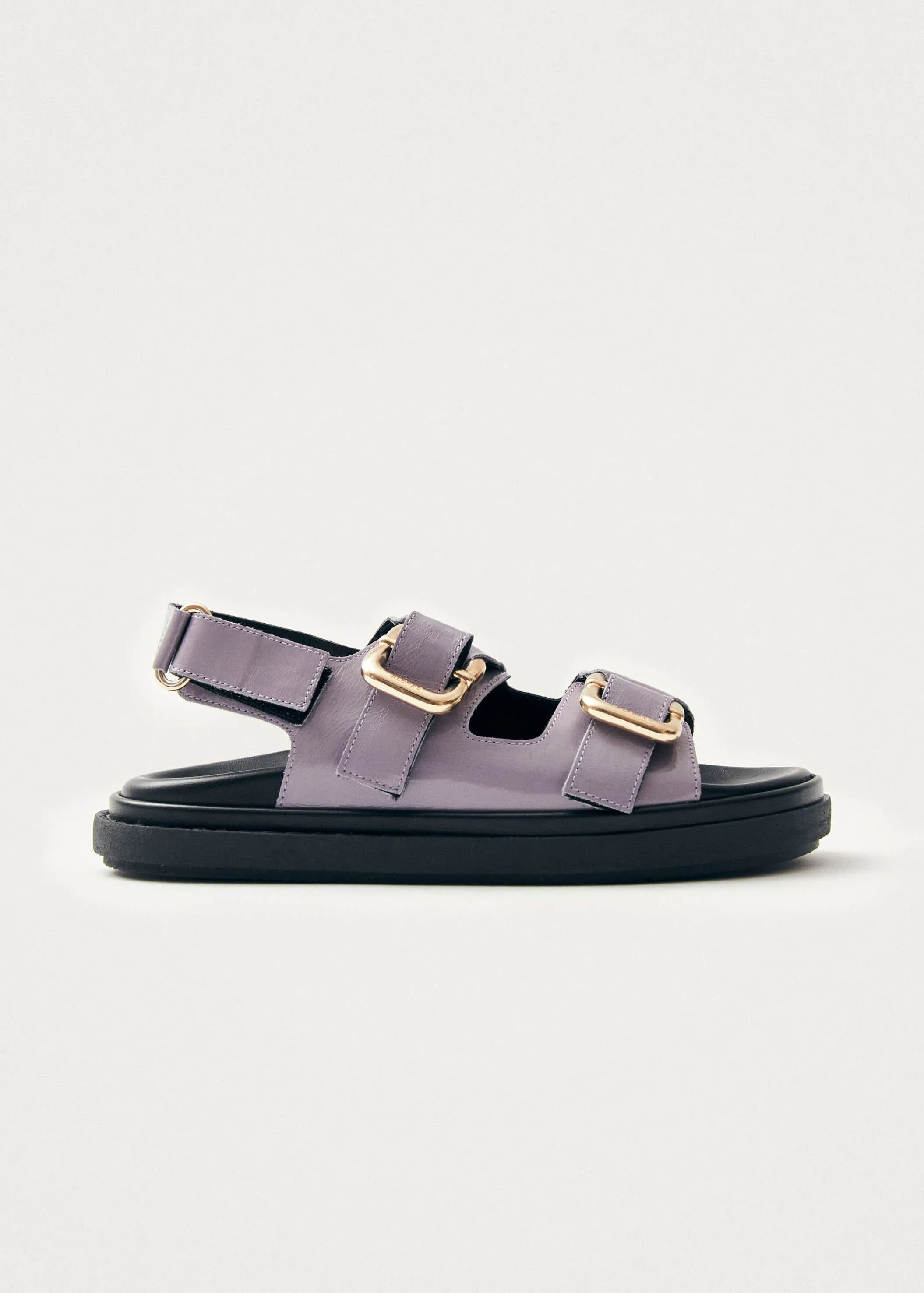 Harper Onix Malva Leather Sandals sold by Alohas