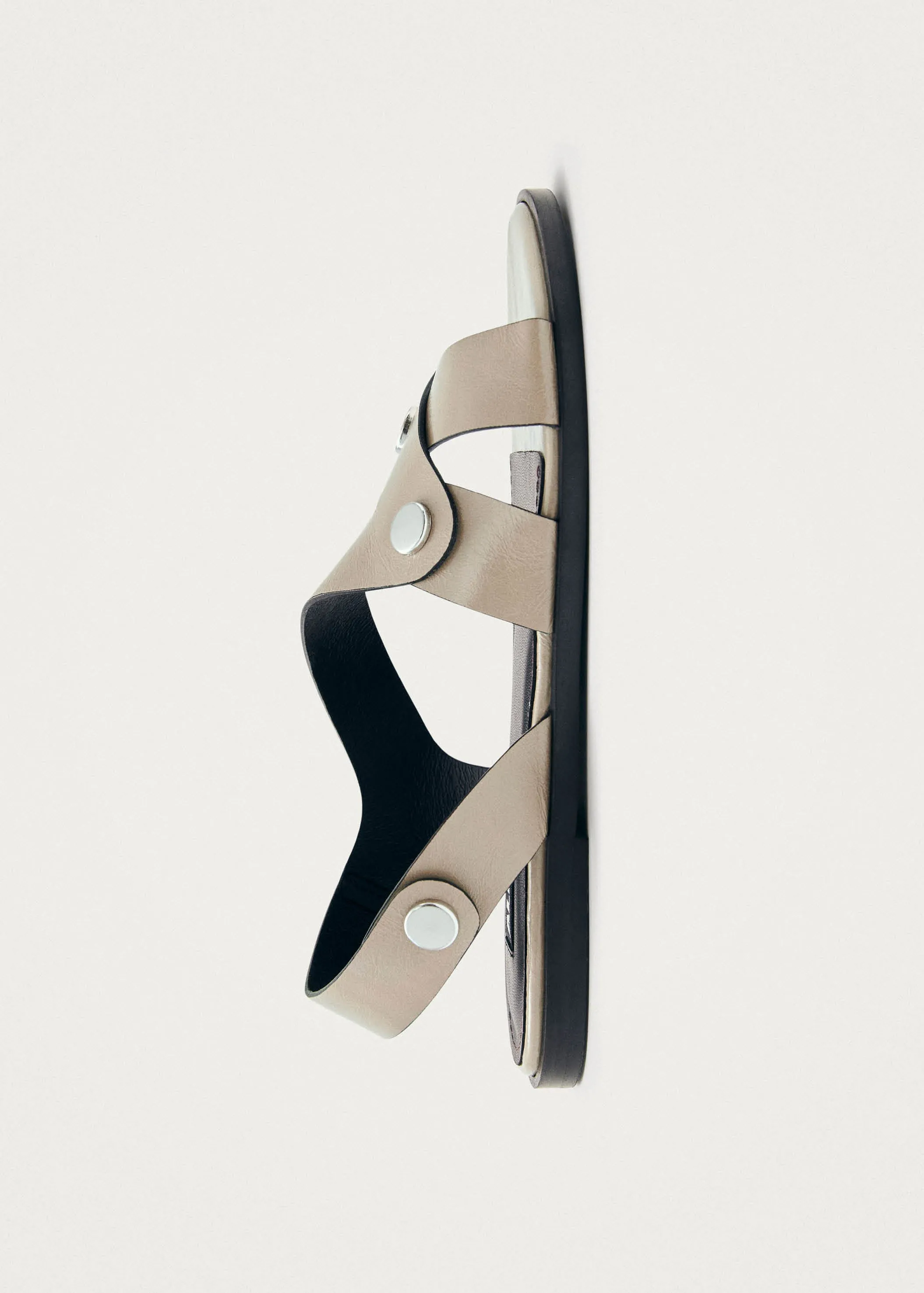 Mindy Onix Stone Beige Leather Sandals sold by Alohas product image thumbnail 5