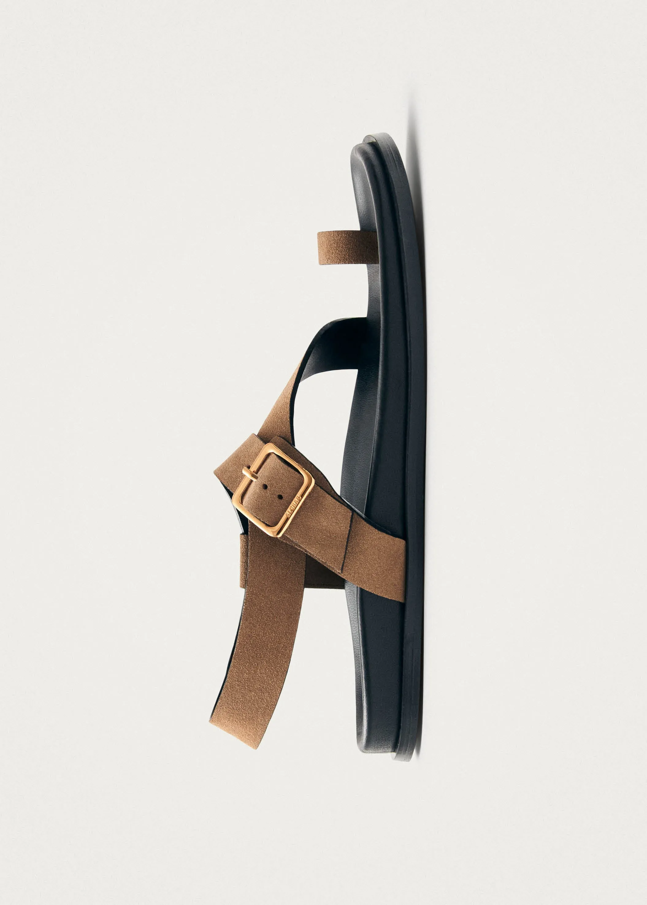 Siren Suede Tan Leather Sandals sold by Alohas product image thumbnail 5