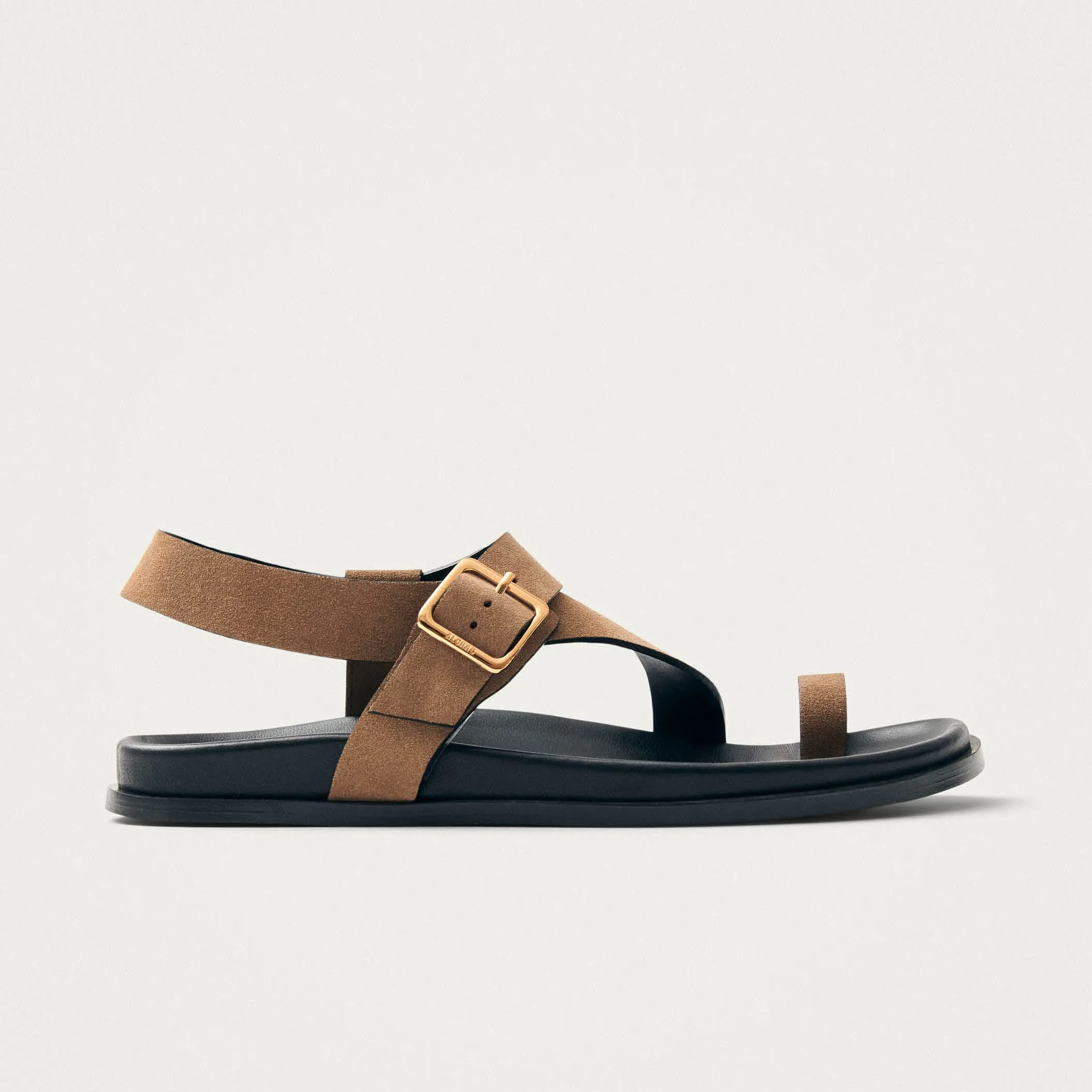 Siren Suede Tan Leather Sandals sold by Alohas product image thumbnail 3