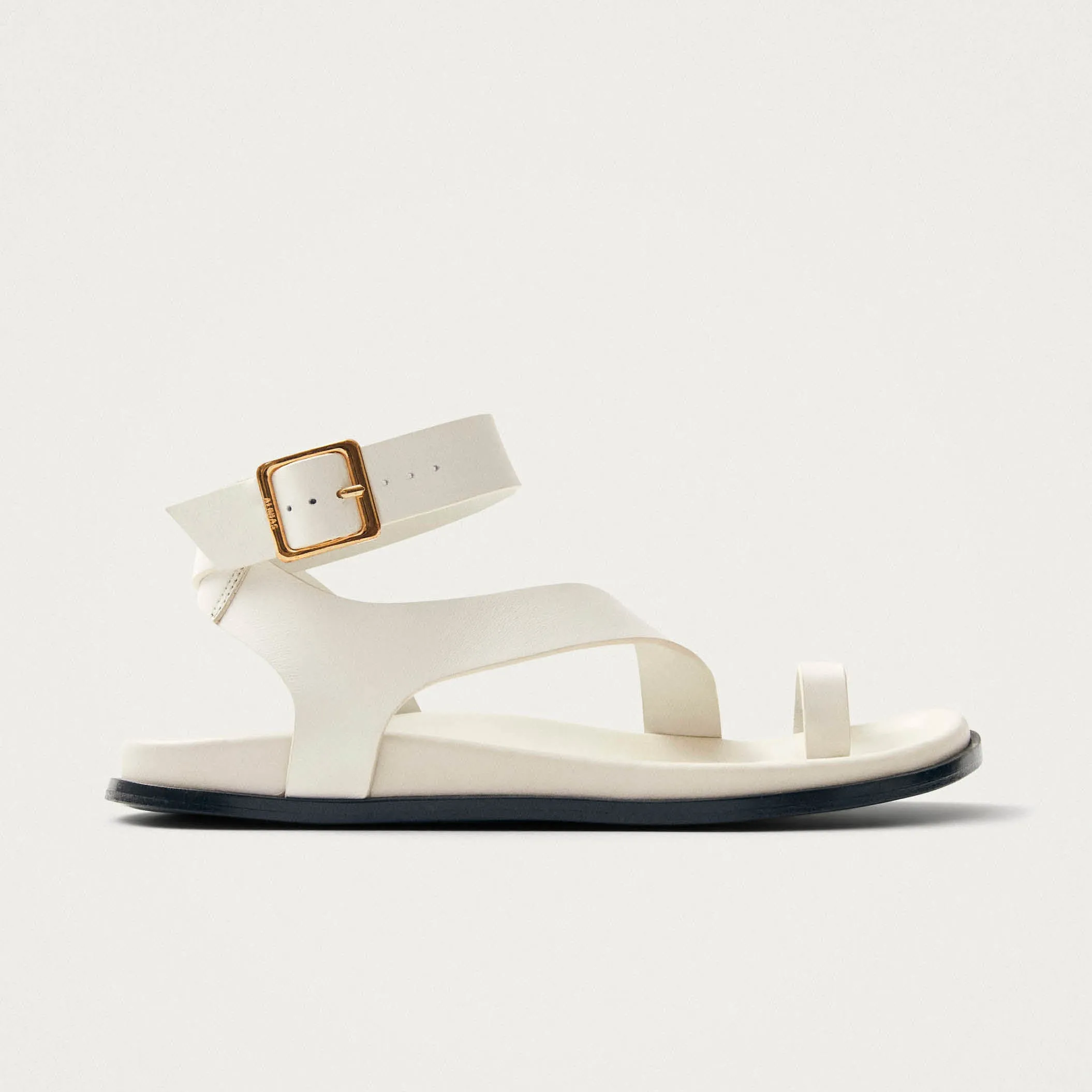 Myles White Leather Sandals sold by Alohas product image thumbnail 3