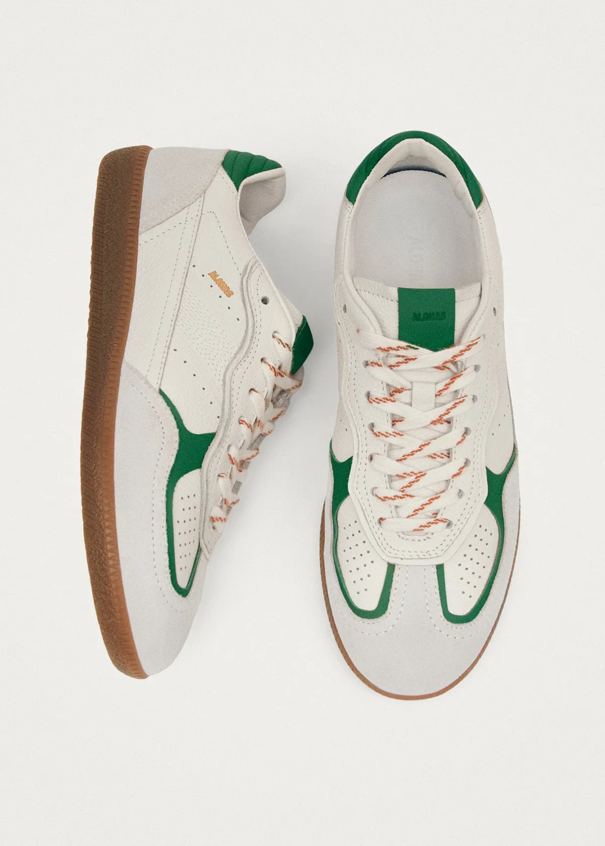 Tb.490 Rife Grain White Grass Green Leather Sneakers sold by Alohas product image thumbnail 4