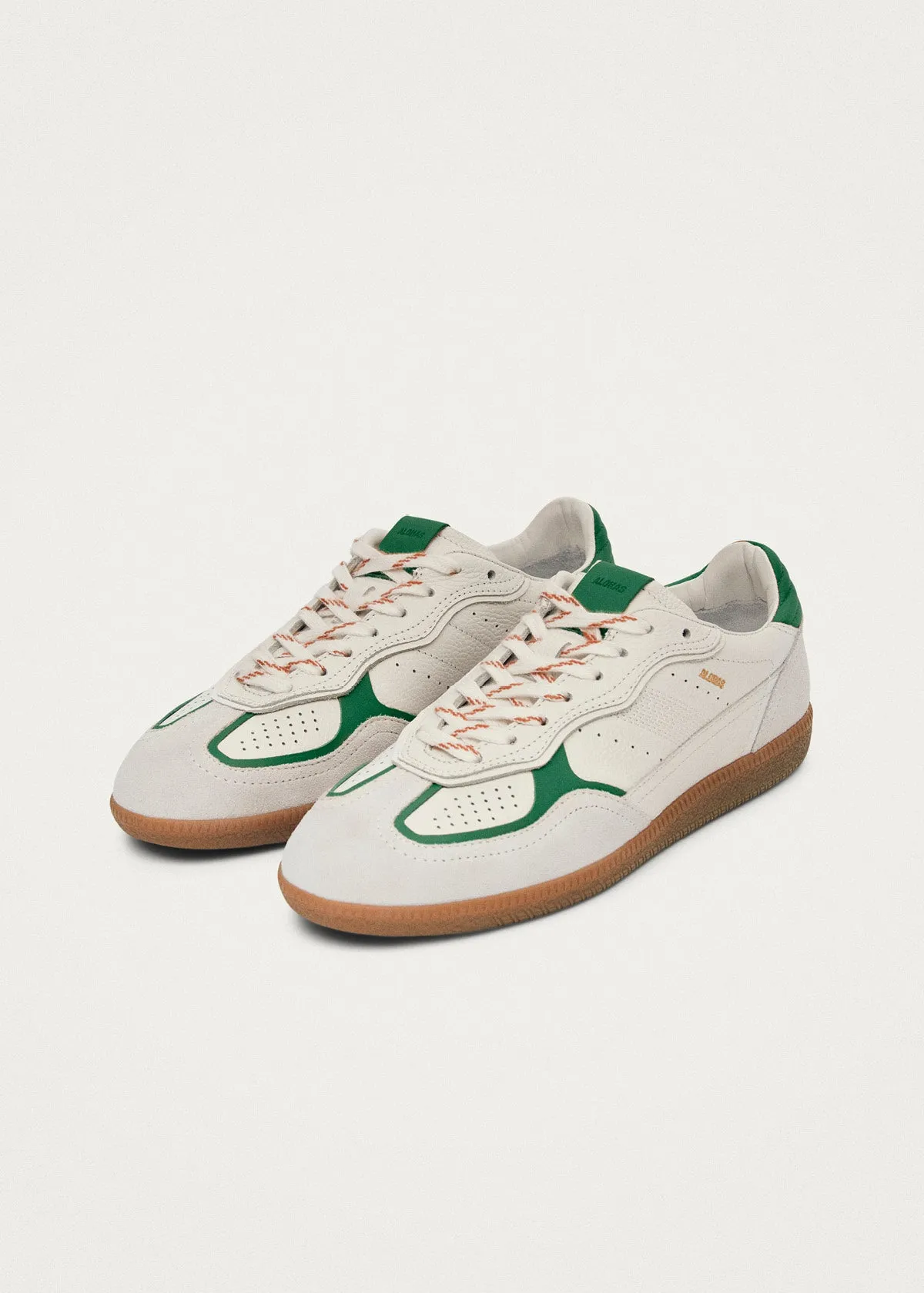 Tb.490 Rife Grain White Grass Green Leather Sneakers sold by Alohas product image thumbnail 2