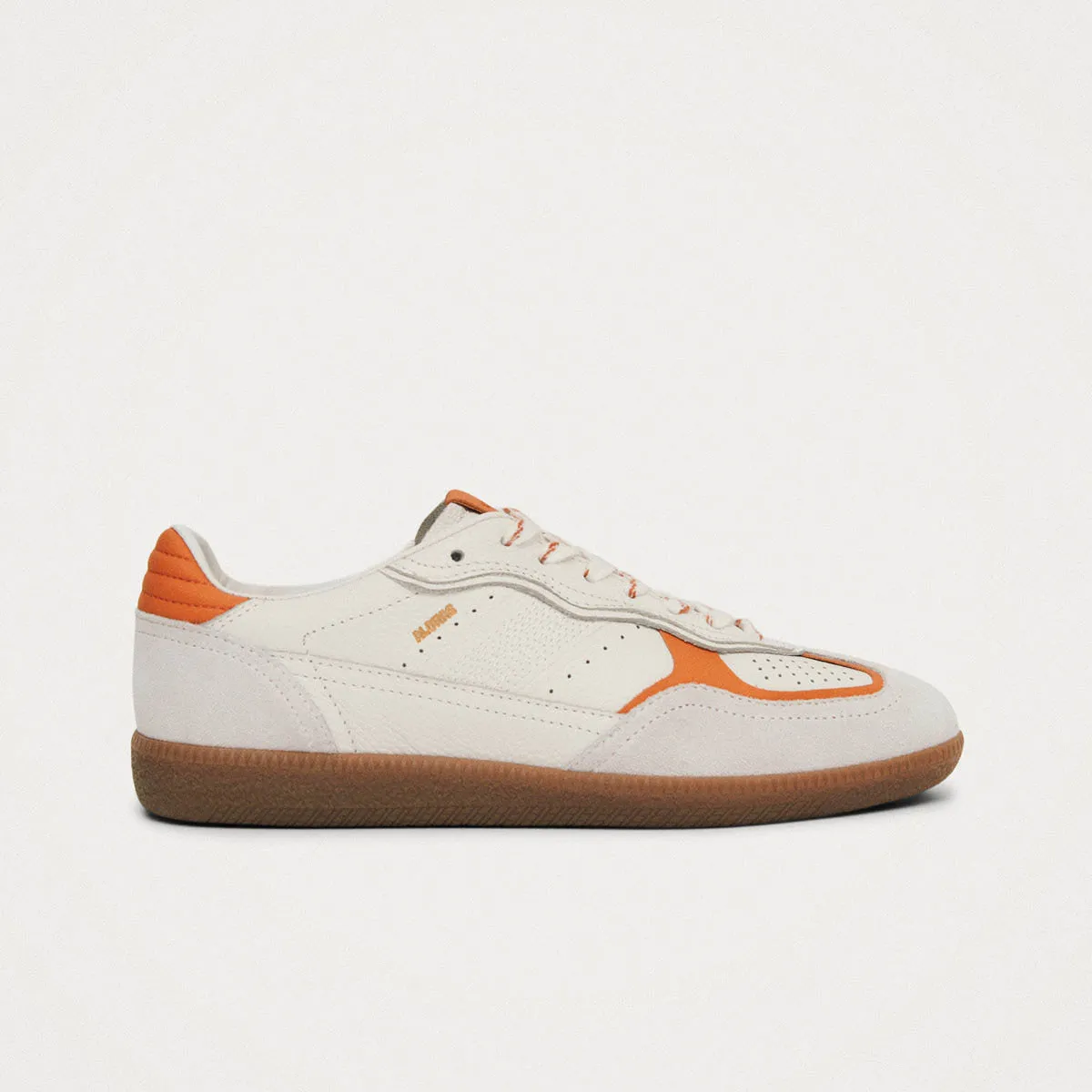 Tb.490 Rife Grain White Orange Leather Sneakers sold by Alohas product image thumbnail 3