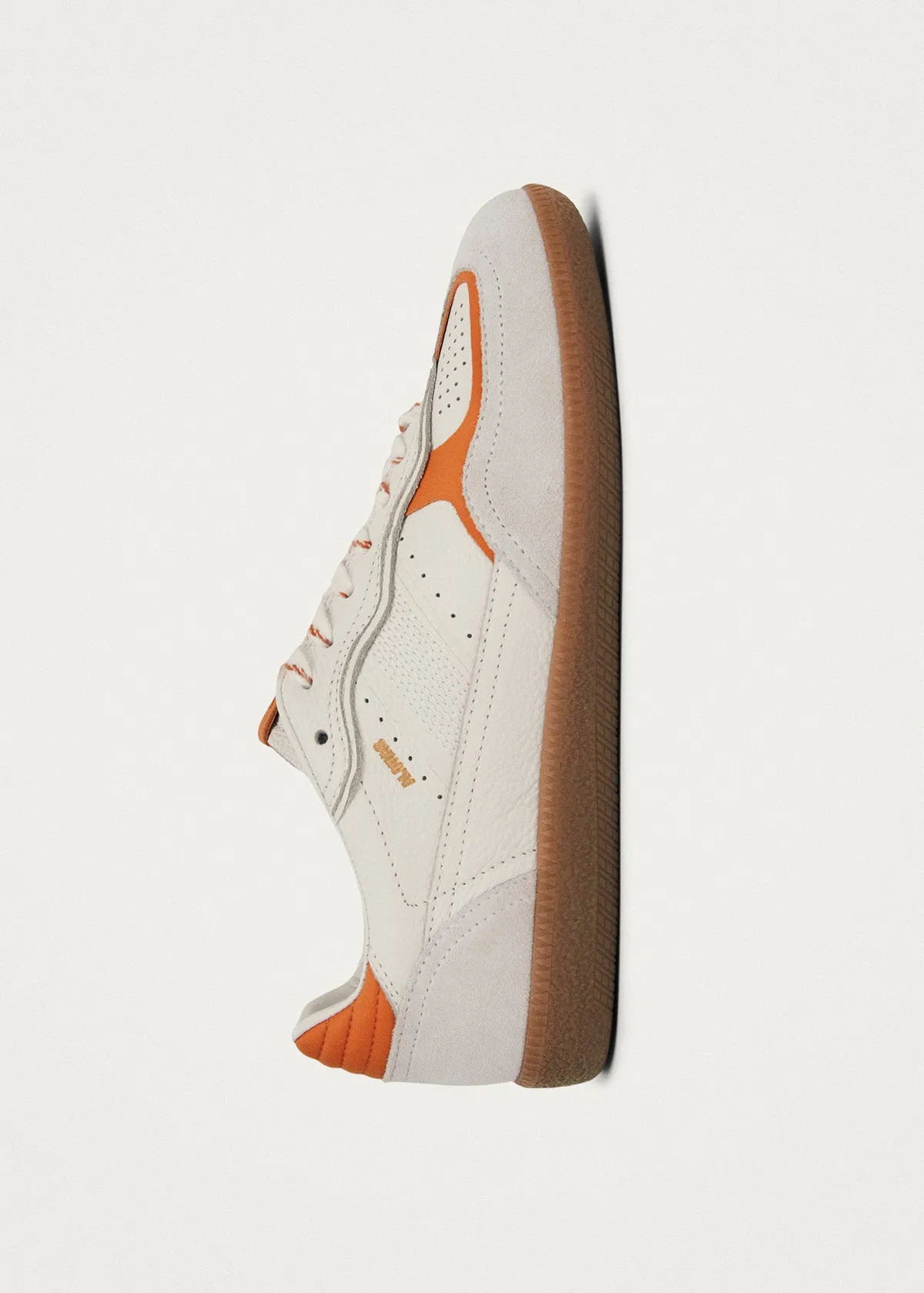 Tb.490 Rife Grain White Orange Leather Sneakers sold by Alohas product image thumbnail 5