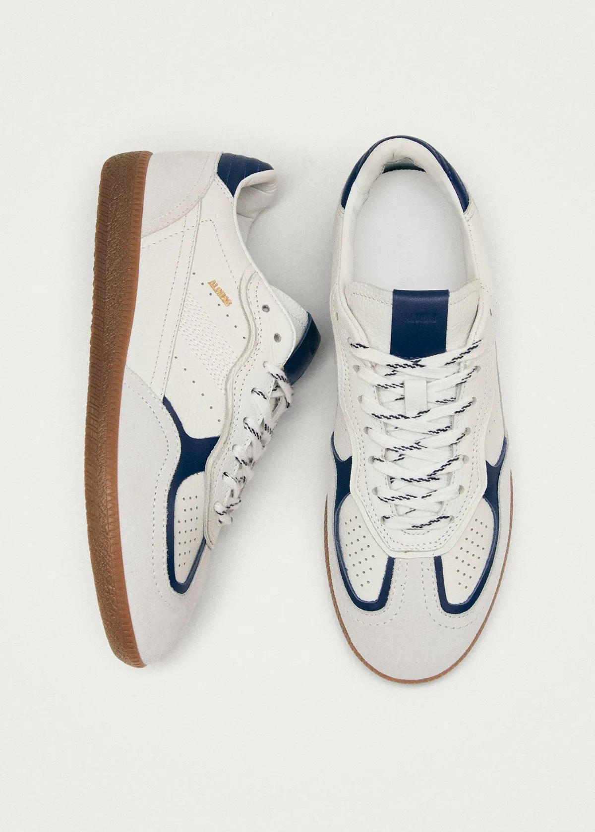Tb.490 Rife Grain White Navy Leather Sneakers sold by Alohas product image thumbnail 4