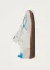 Tb.490 Rife Grain White Cornflower Blue Leather Sneakers sold by Alohas