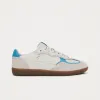 Tb.490 Rife Grain White Cornflower Blue Leather Sneakers sold by Alohas