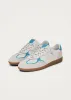 Tb.490 Rife Grain White Cornflower Blue Leather Sneakers sold by Alohas