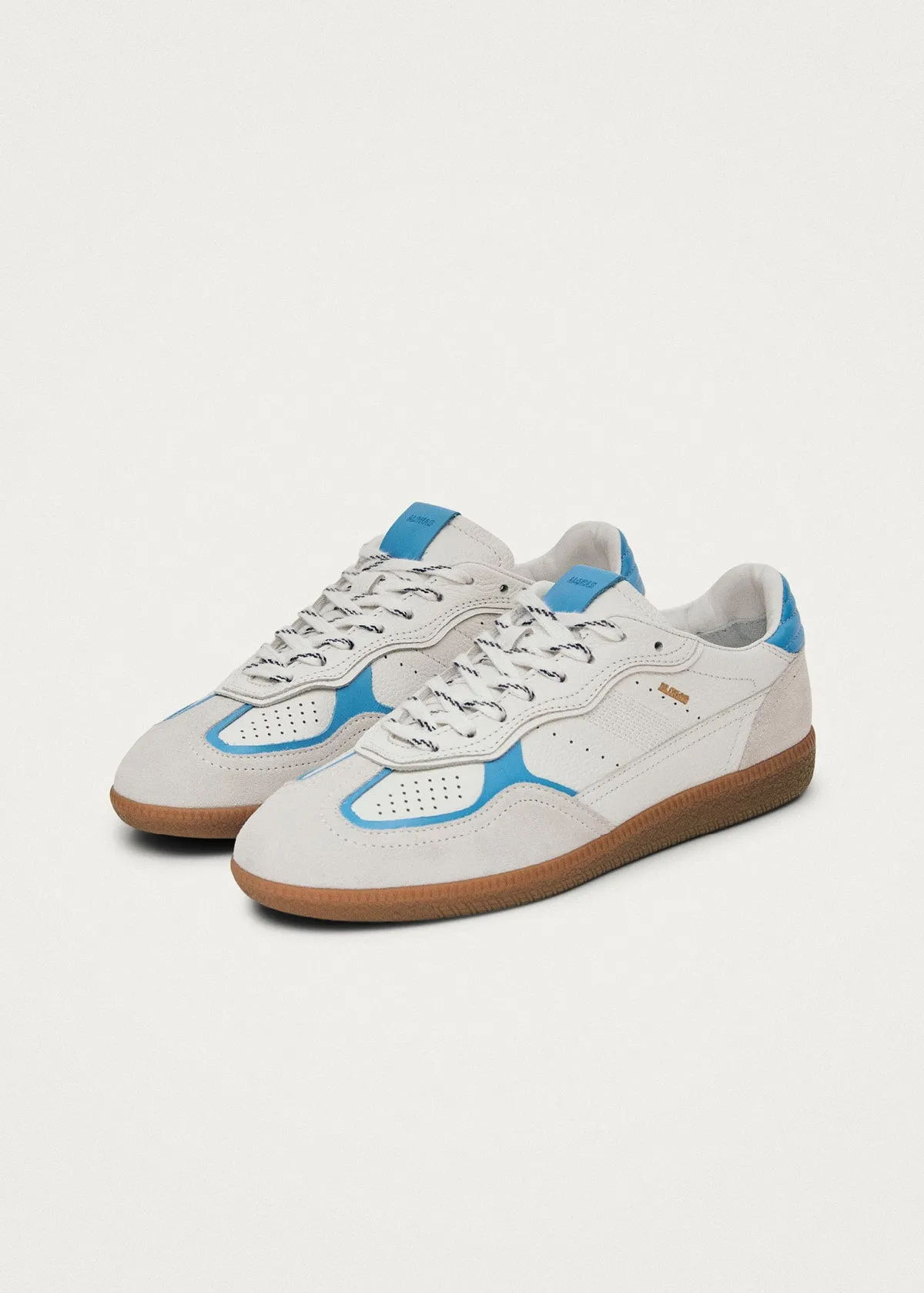 Tb.490 Rife Grain White Cornflower Blue Leather Sneakers sold by Alohas product image thumbnail 2