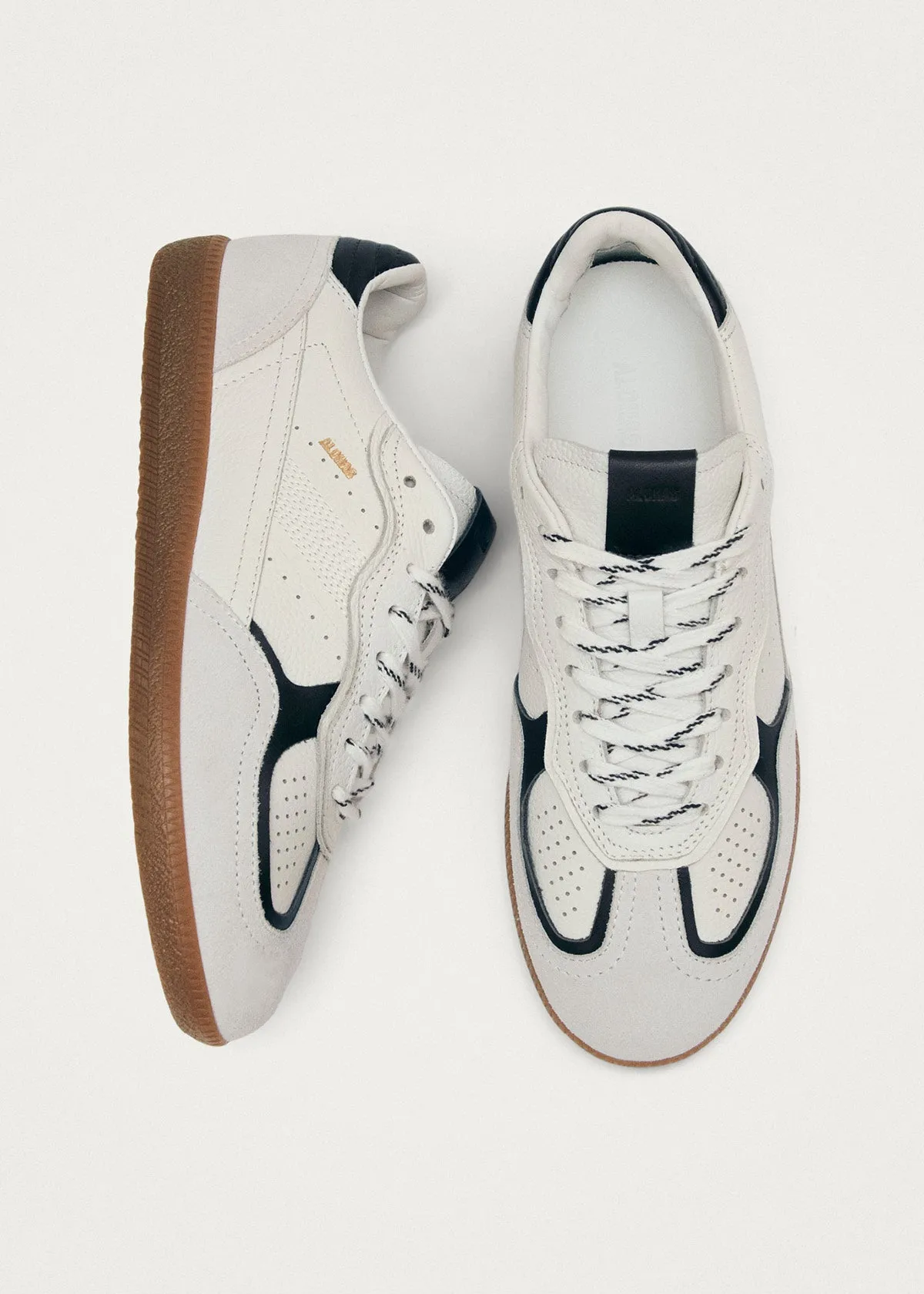 Tb.490 Rife Grain White Black Leather Sneakers sold by Alohas product image thumbnail 4