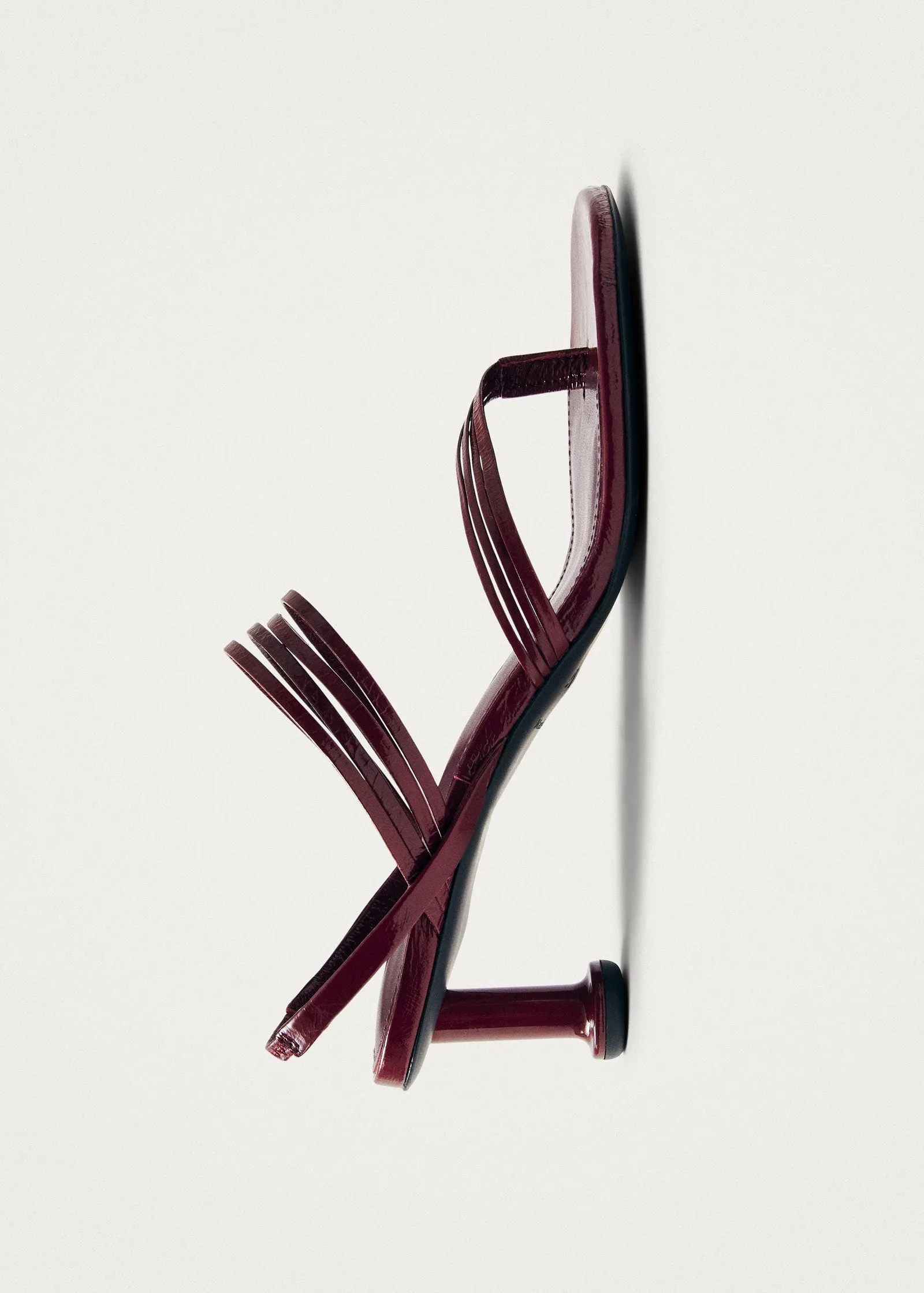 Salsa Burgundy Leather Sandals sold by Alohas product image thumbnail 5