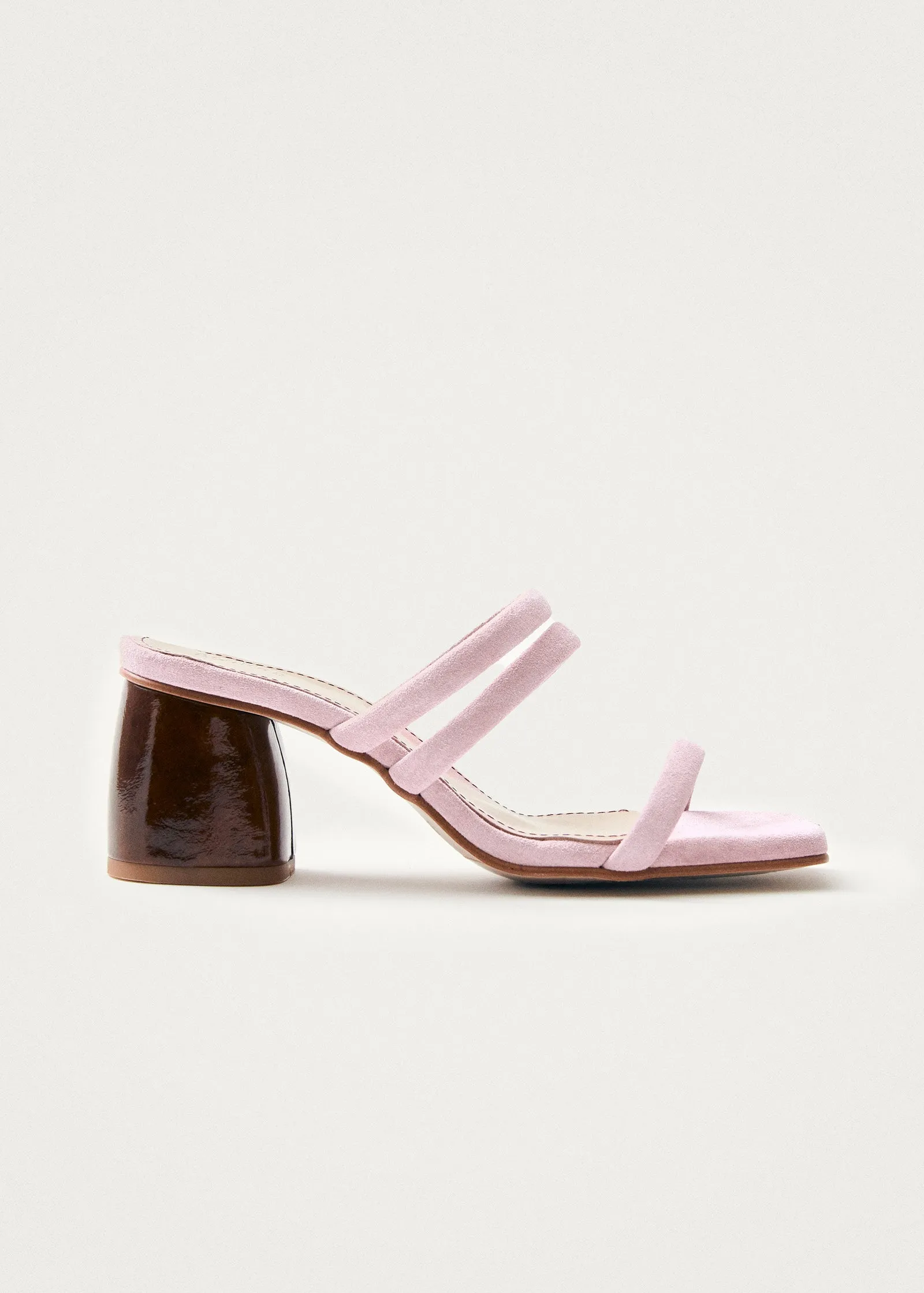 Indiana Pale Pink Leather Sandals sold by Alohas