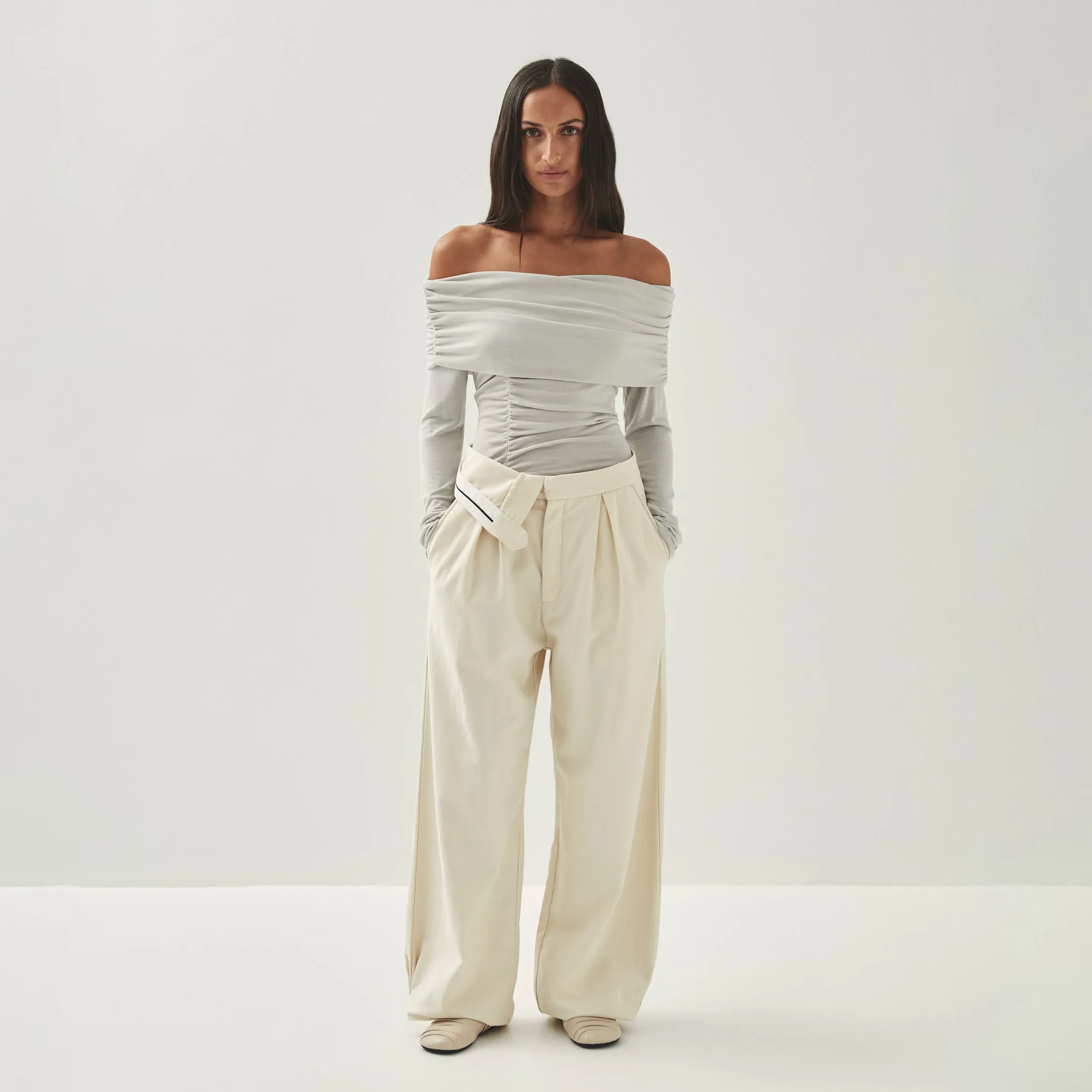 Moca Natural Trousers sold by Alohas product image thumbnail 3