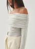 Emica Gray Top sold by Alohas