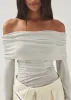 Emica Gray Top sold by Alohas