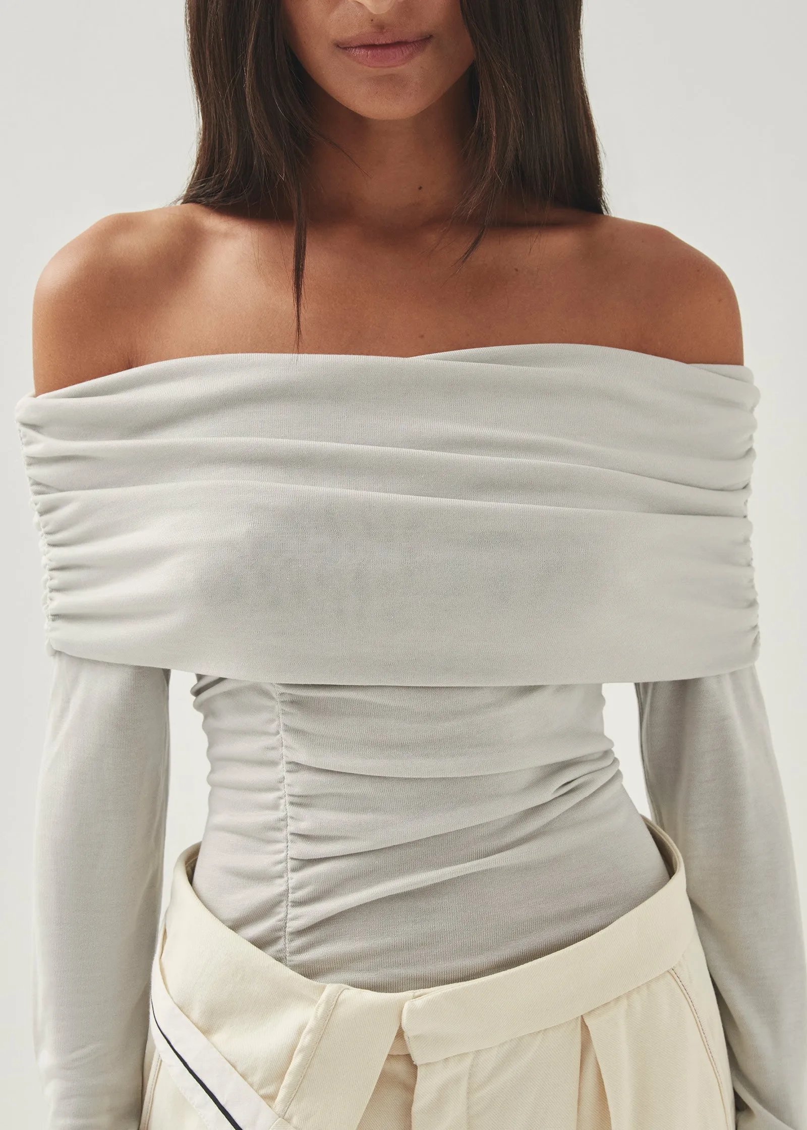 Emica Gray Top sold by Alohas product image thumbnail 5