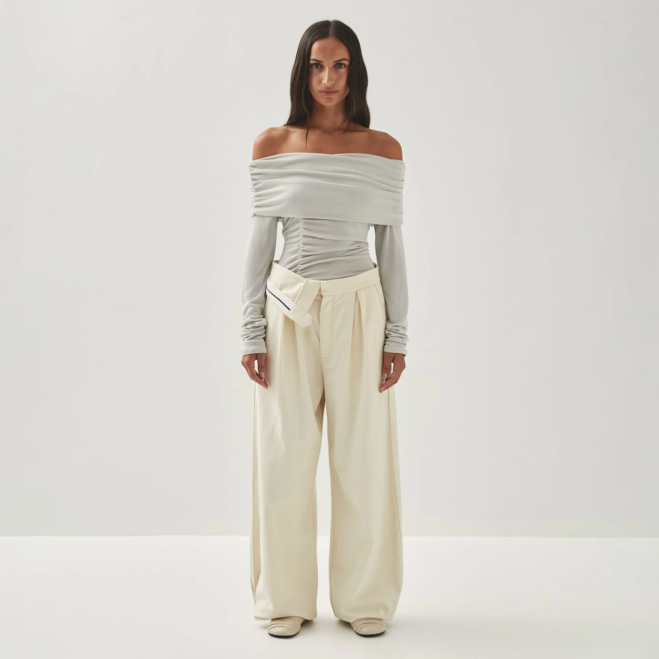 Emica Gray Top sold by Alohas product image thumbnail 3