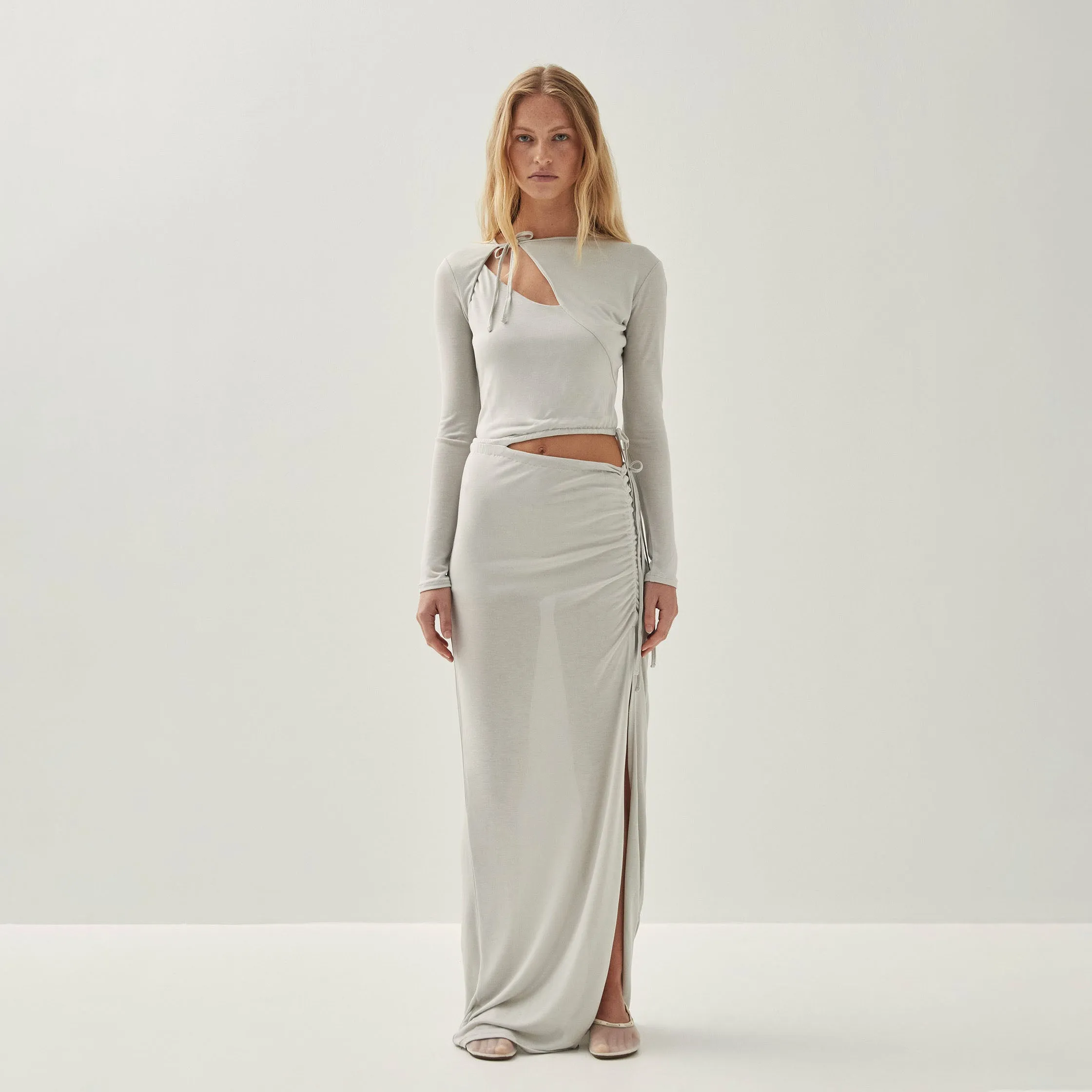 Doi Gray Dress sold by Alohas product image thumbnail 3