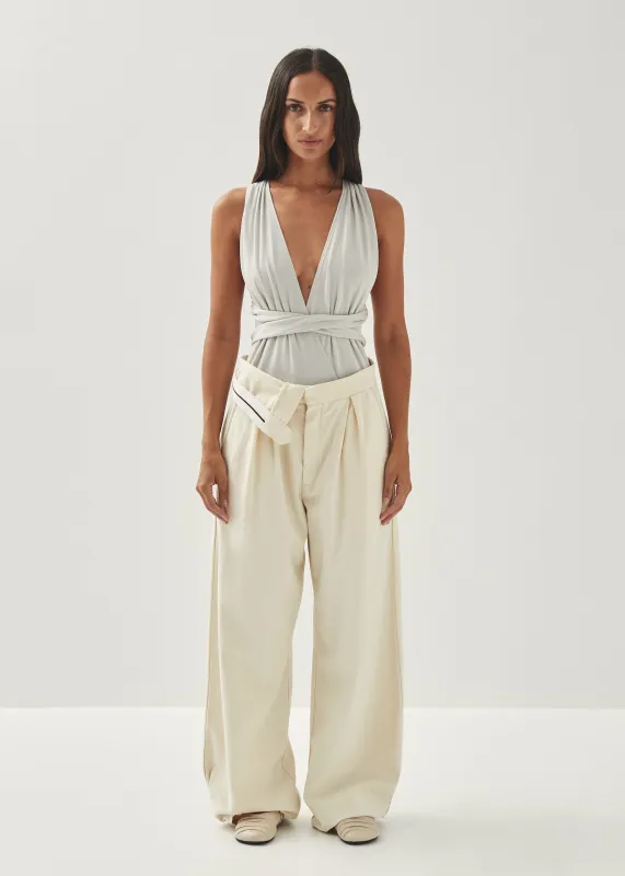 Odila Gray Top sold by Alohas