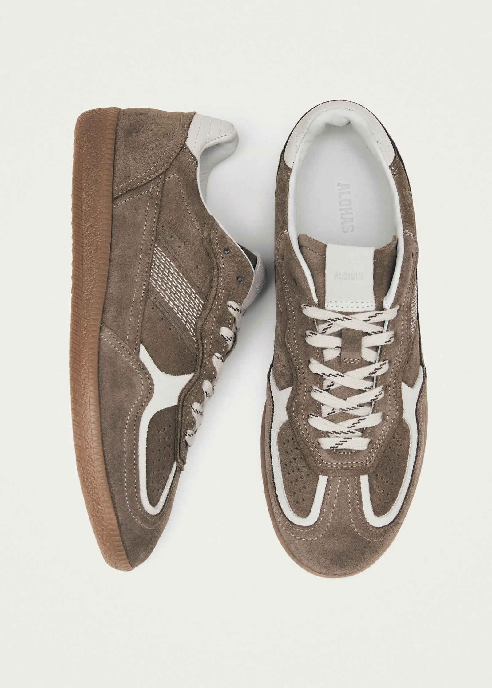 Tb.490 Rife Taupe Leather Sneakers sold by Alohas product image thumbnail 5