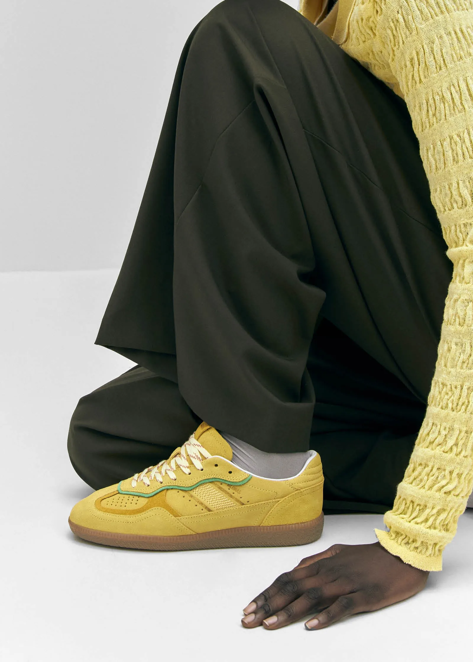 Tb.490 Rife Pale Yellow Leather Sneakers sold by Alohas product image thumbnail 2